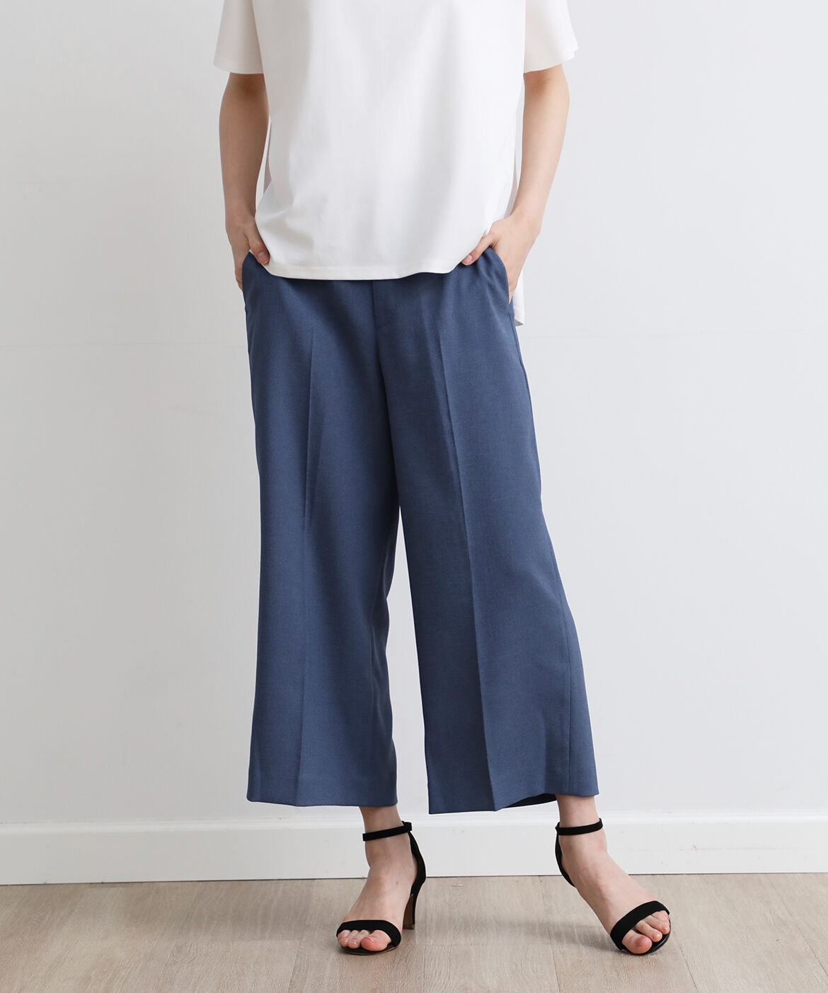 I.T.'S international「麻調ワイドクロップドパンツ」|その他|