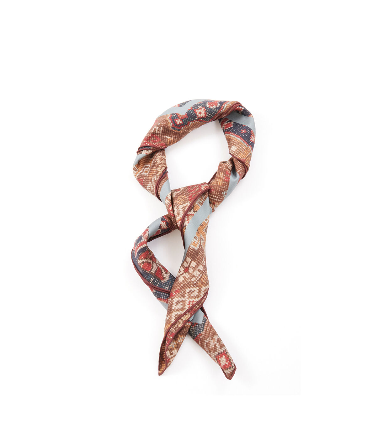 INED「《SUPERIOR CLOSET》Classical Carpet Scarf《Tapis Noir》」|バンダナ・スカーフ|