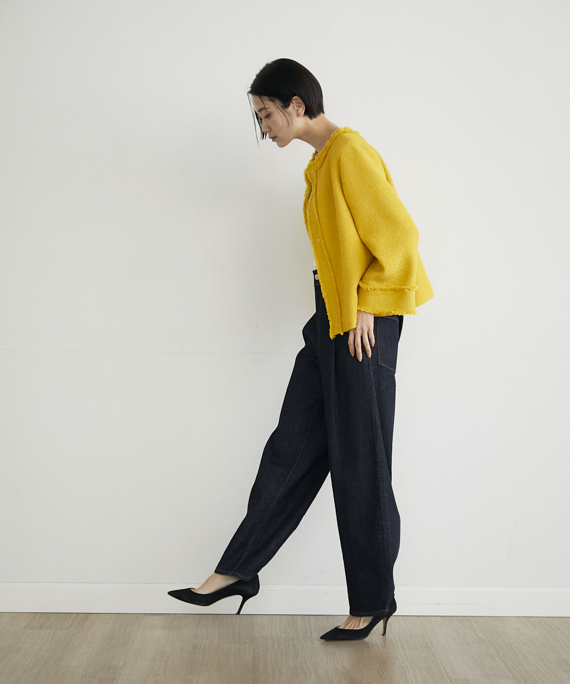 INED「ツイードブラウス《PONTETORTO》」|シャツ・ブラウス|