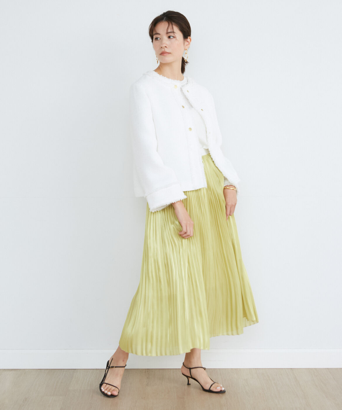 INED「ツイードブラウス《PONTETORTO》」|シャツ・ブラウス|