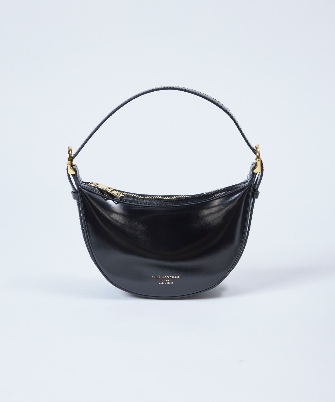 INED「《SUPERIOR CLOSET》ムーンショルダーバッグ《CHRISTIAN VILLA》」|ショルダー・メッセンジャー|ブラック