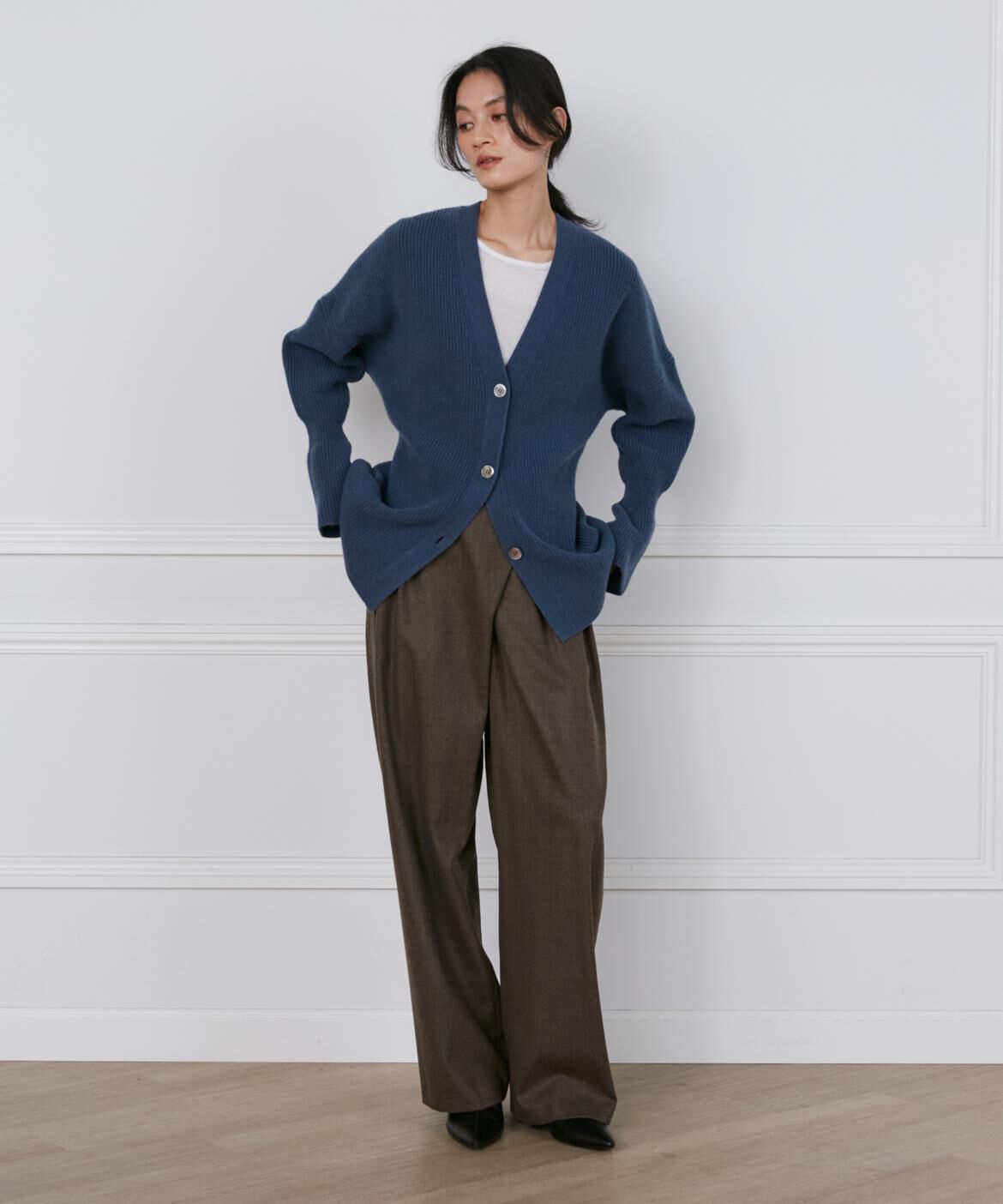 INED「ウールカシミヤカーディガン《la veille by SUPERIOR CLOSET》」|カーディガン|