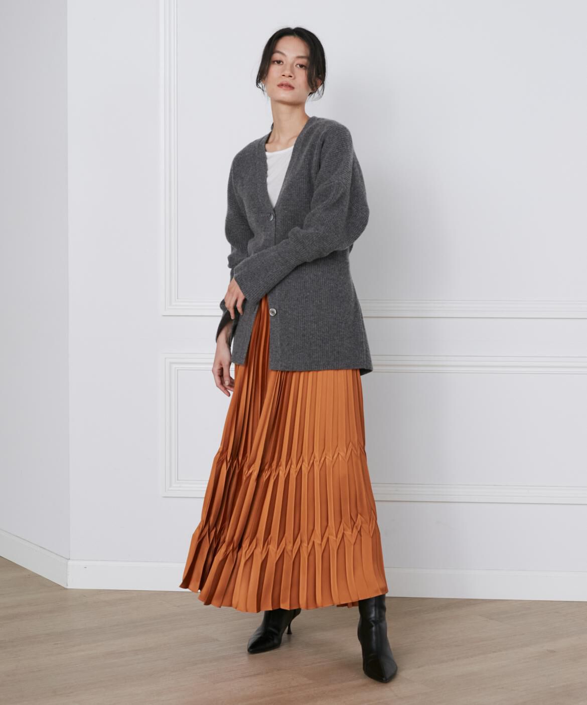 INED「ウールカシミヤカーディガン《la veille by SUPERIOR CLOSET》」|カーディガン|