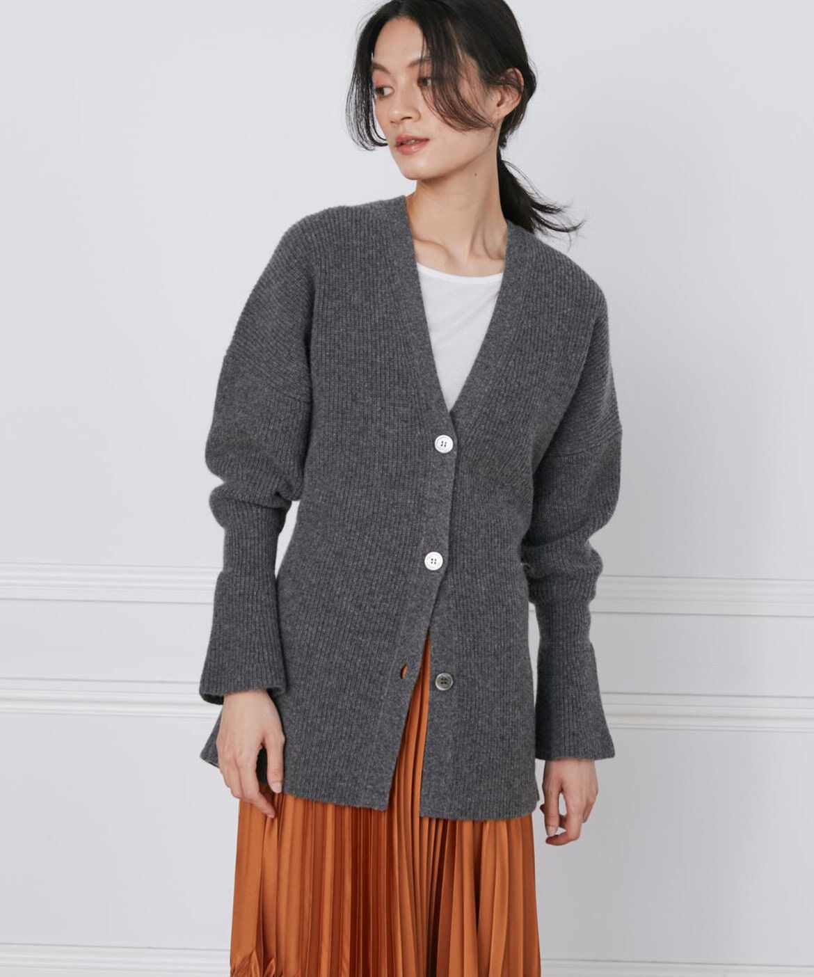 INED「ウールカシミヤカーディガン《la veille by SUPERIOR CLOSET》」|カーディガン|