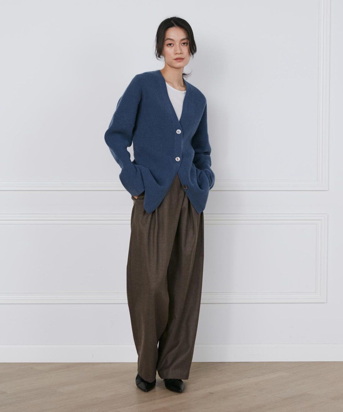 INED「ウールカシミヤカーディガン《la veille by SUPERIOR CLOSET》」|カーディガン|