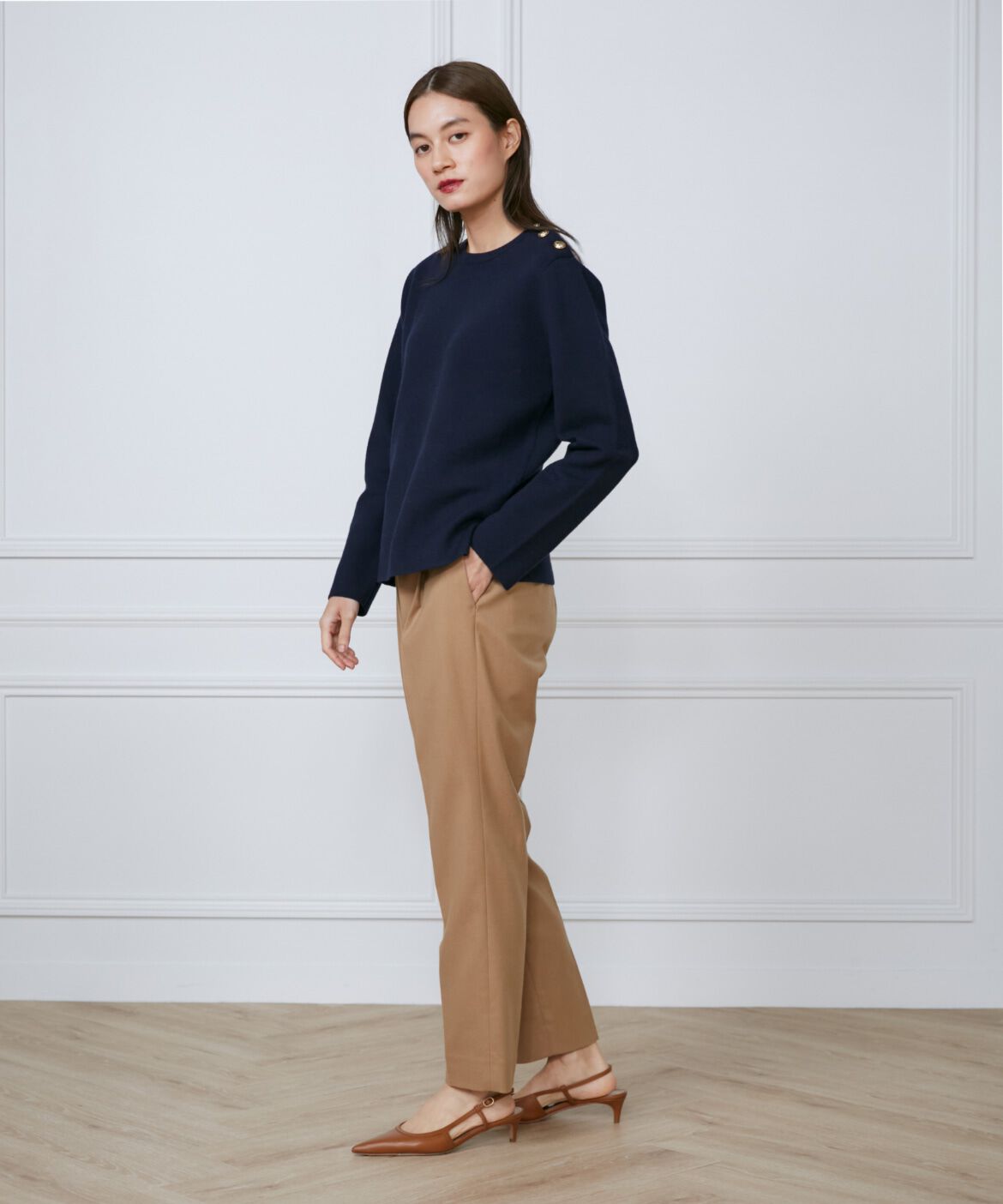 INED「ワンタックテーパードパンツ」|その他|