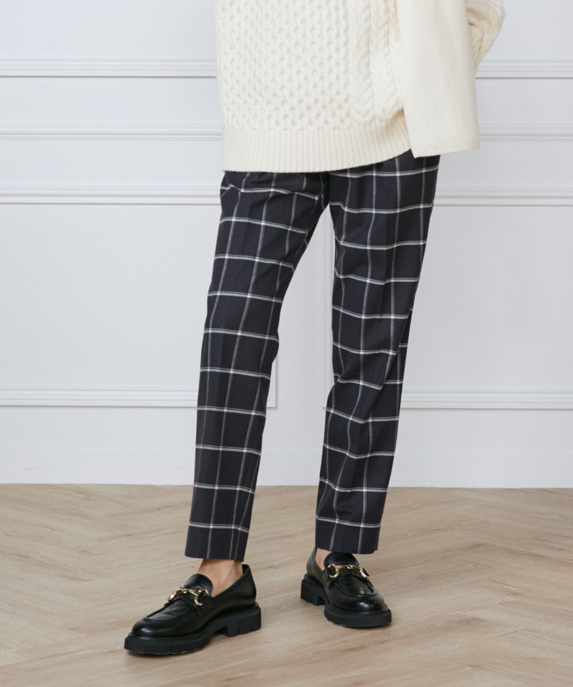 INED「ワンタックテーパードパンツ」|その他|柄大7