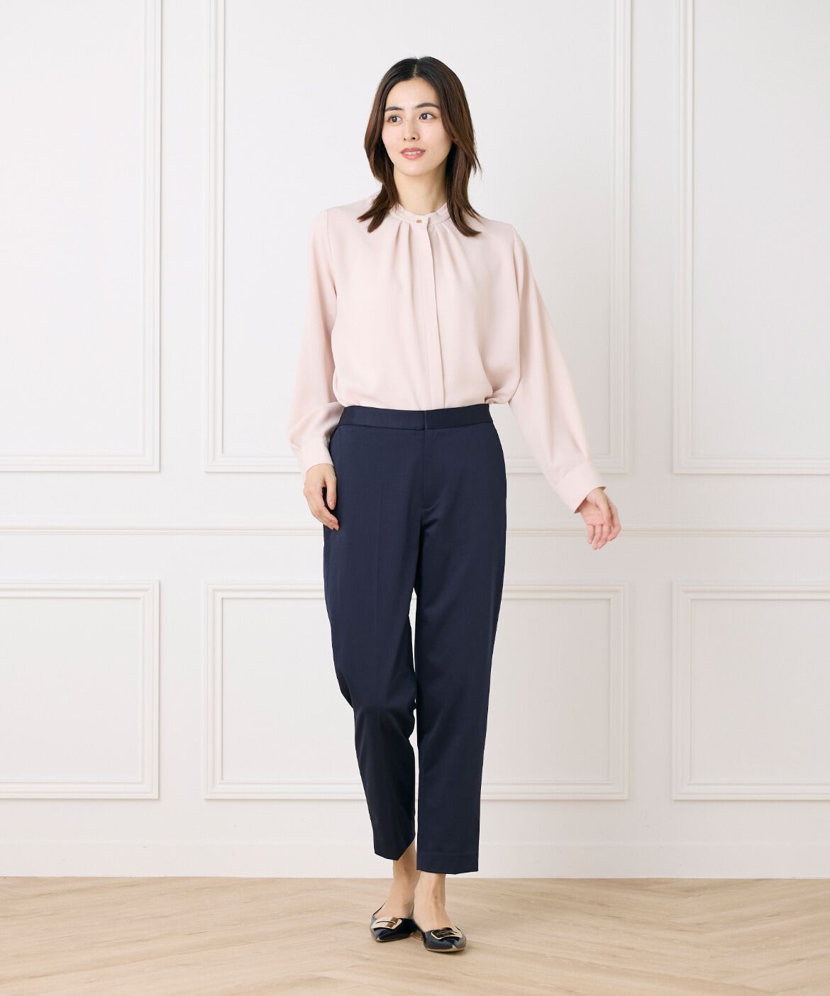 7-IDconcept.「スタンドカラーブラウス」|シャツ・ブラウス|