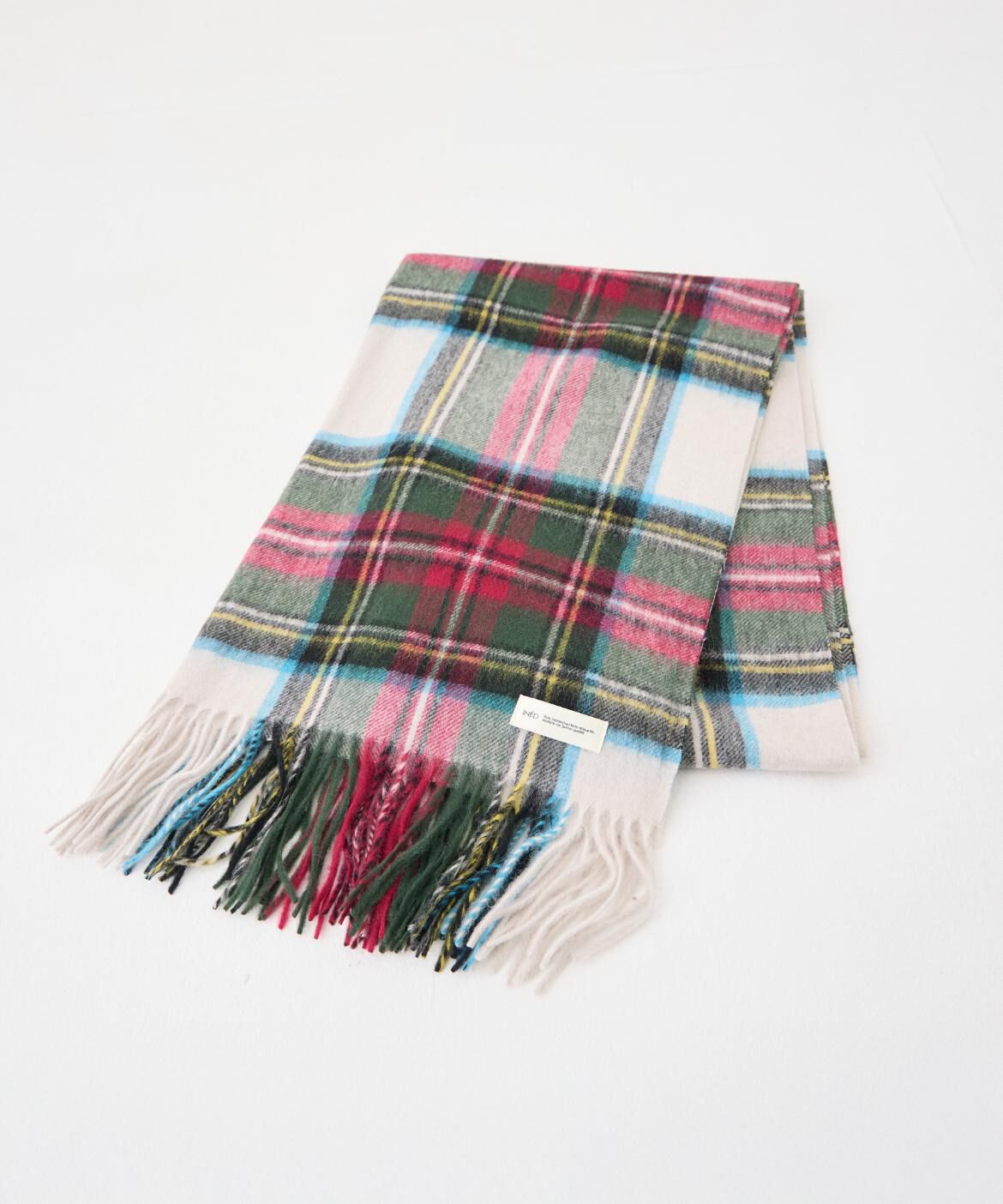 INED「ウールチェックストール」|マフラー|