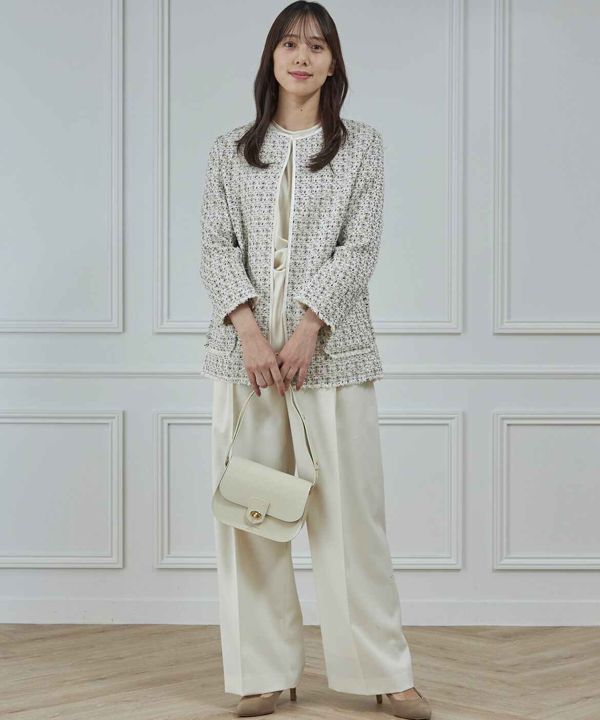 INED「《SUPERIOR CLOSET》フラップレザーショルダーバッグ《CHRISTIAN VILLA》」|ハンドバッグ|