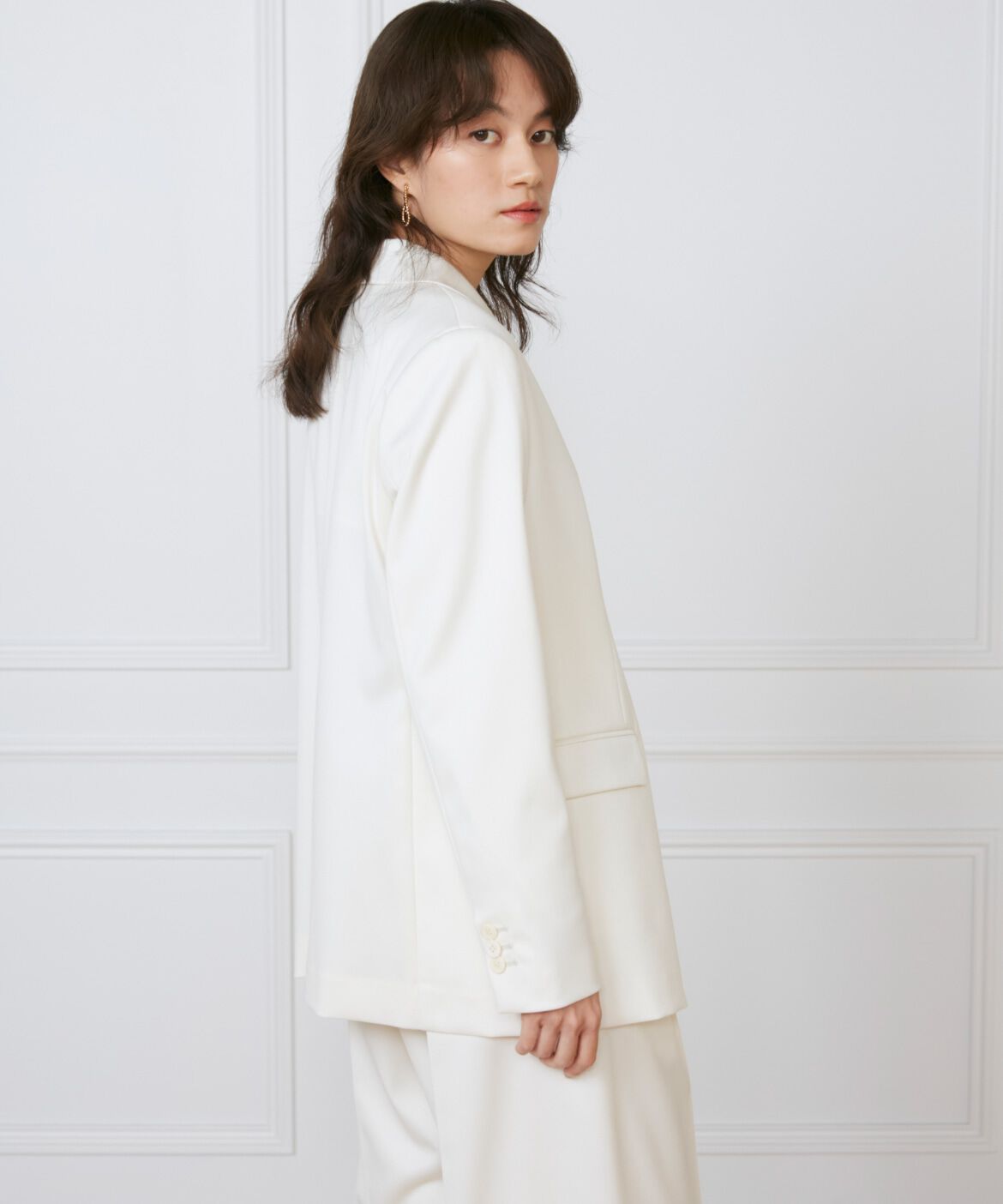 INED「《大きいサイズ》2wayデザインジャケット《la veille by SUPERIOR CLOSET》」|テーラードジャケット|