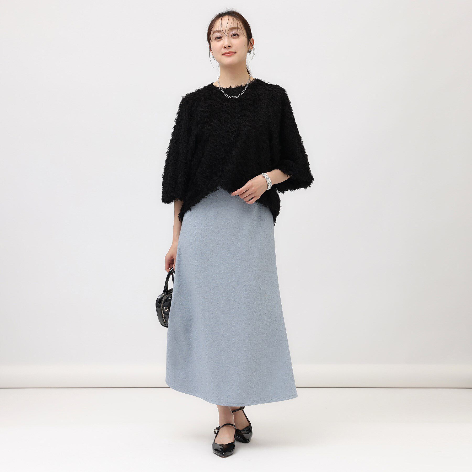 UNTITLED「【シアー/ボリューム袖】フェザージャカードブラウス」|シャツ・ブラウス|