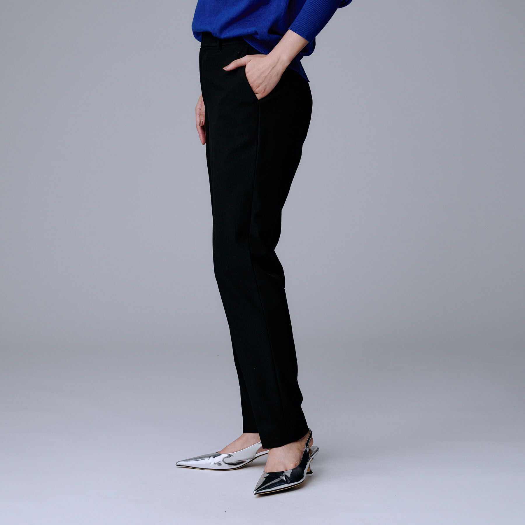 UNTITLED「【暖か素材/ストレッチ性】裏起毛テーパードパンツ」|その他|