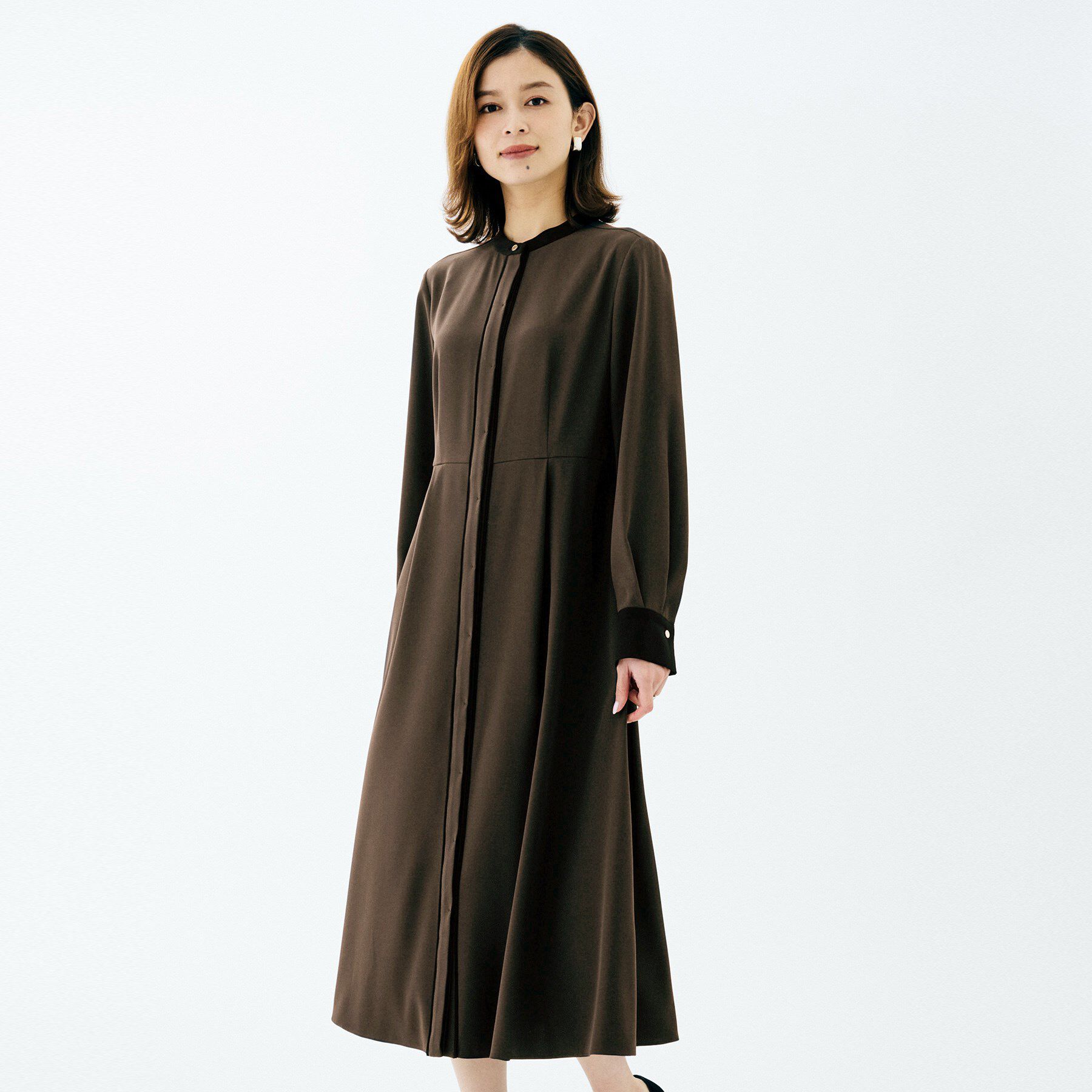 UNTITLED「バイカラー ワンピース」|ワンピース|