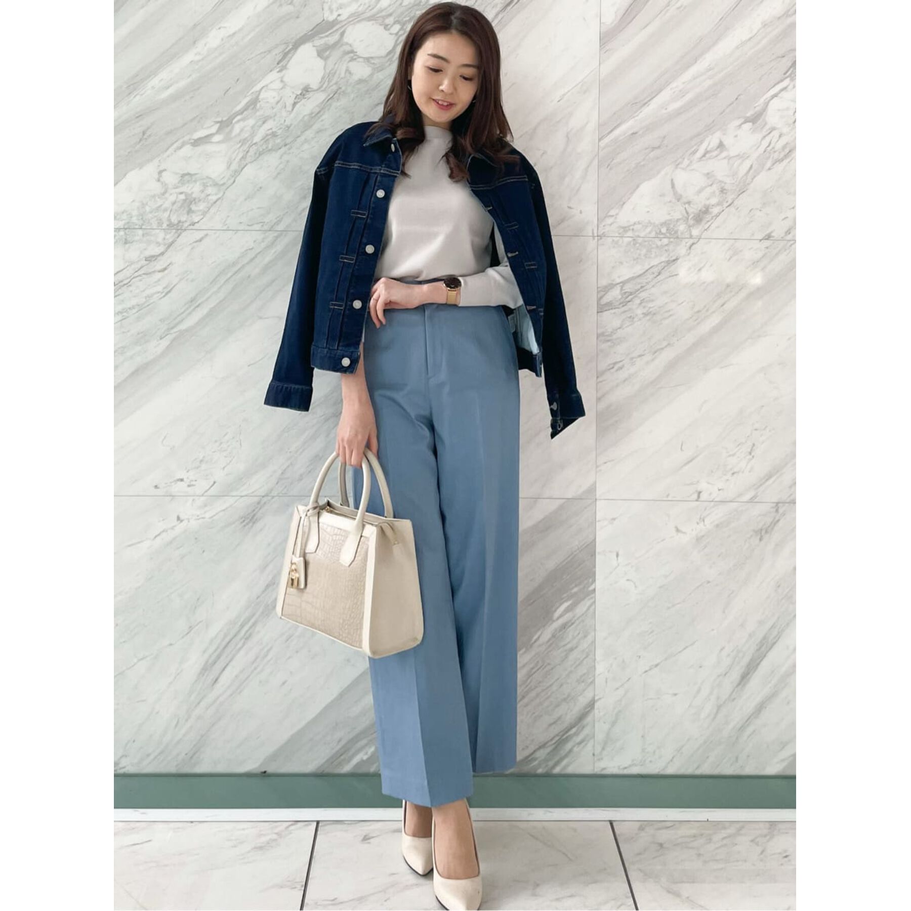 COUP DE CHANCE「【洗える】デニムジャケット」|デニムジャケット|