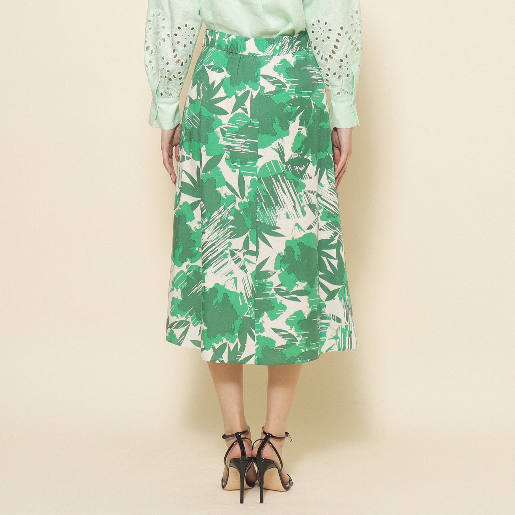 COUP DE CHANCE「【洗える】花柄フレアスカート」|スカート|