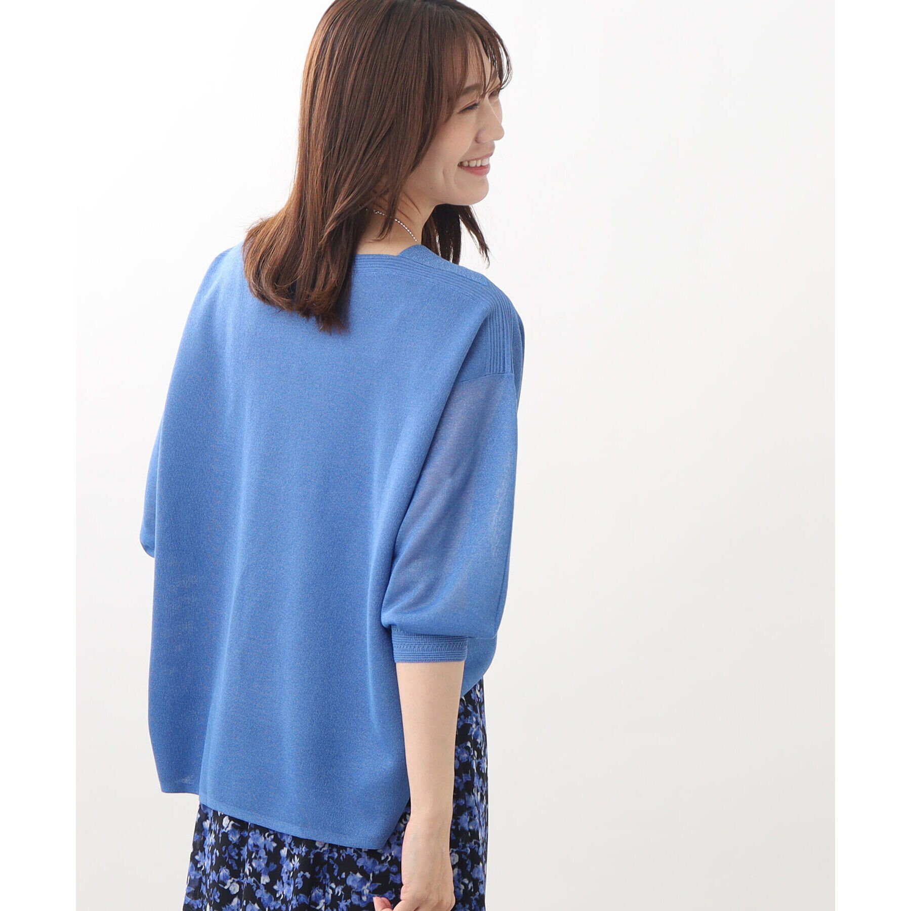 Reflect「【洗える】ボートネックスパークラメニット」|ニット・セーター|