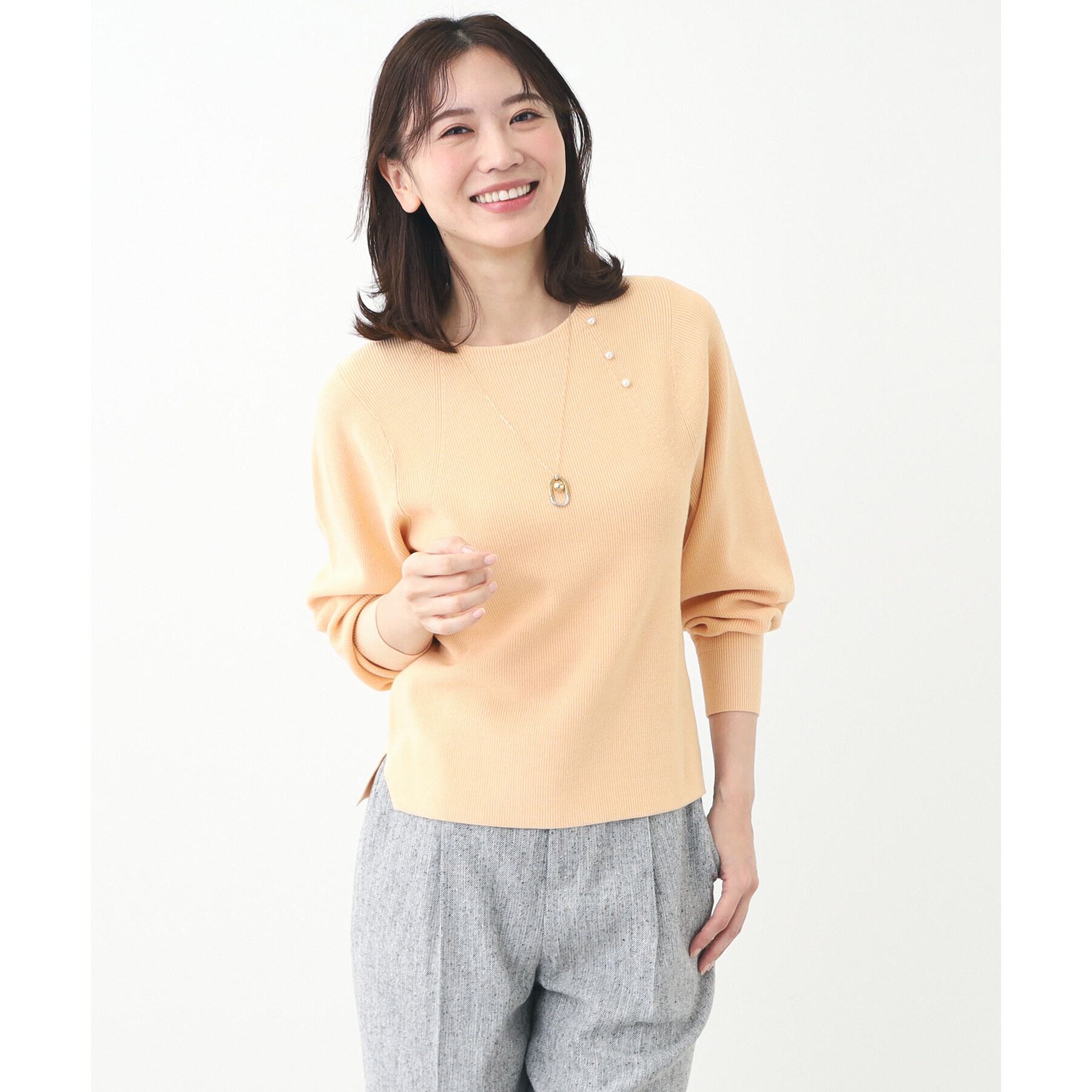 Reflect「【夏SALE／手洗い可】パフスリーブニット」|ニット・セーター|