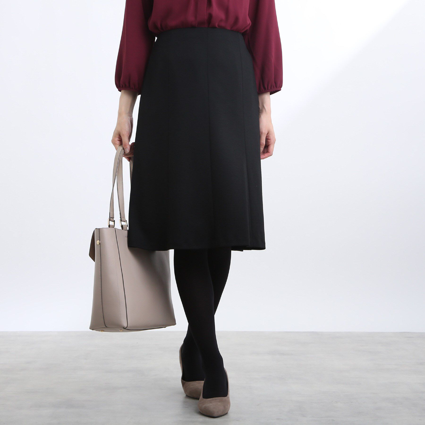 Reflect「【匠シリーズ/洗える】ソフトフレアスカート」|スカート|