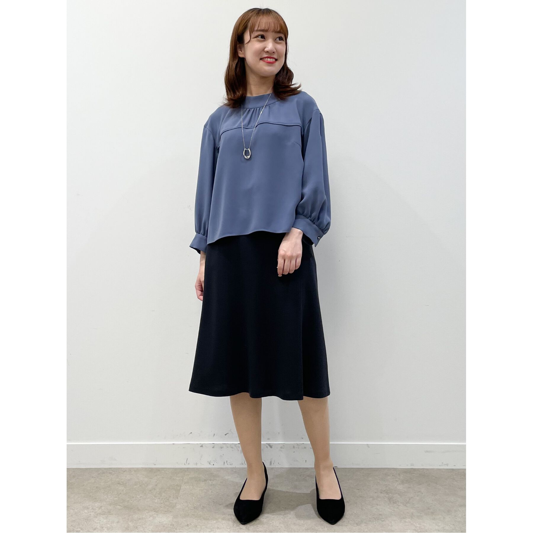 Reflect「【匠シリーズ/洗える】ソフトフレアスカート」|スカート|