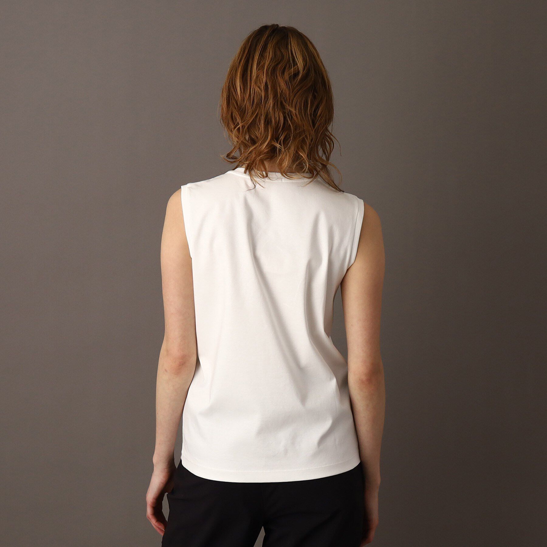 DRESSTERIOR「アイスクリアコットンノースリーブ」|Tシャツ・カットソー|