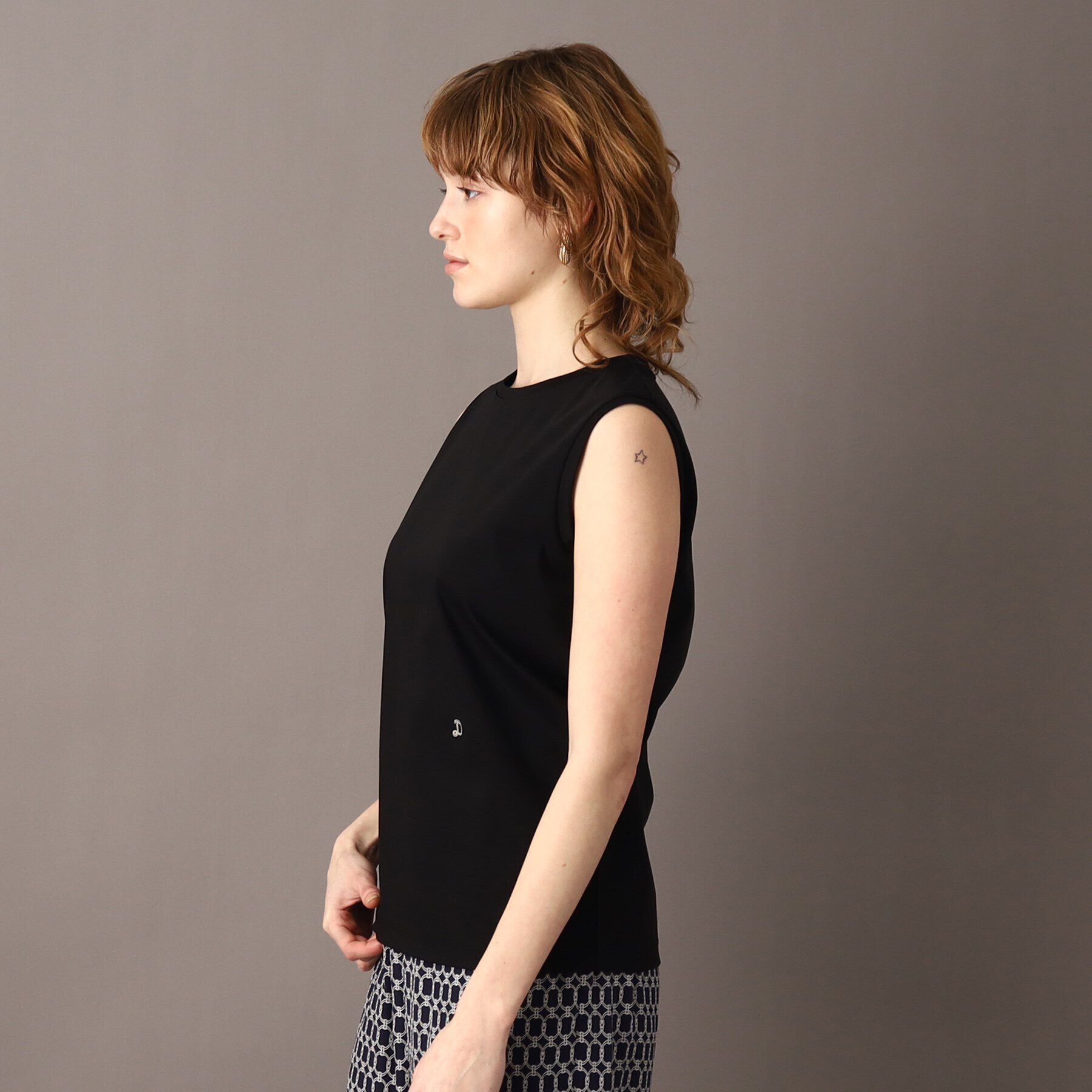 DRESSTERIOR「アイスクリアコットンノースリーブ」|Tシャツ・カットソー|