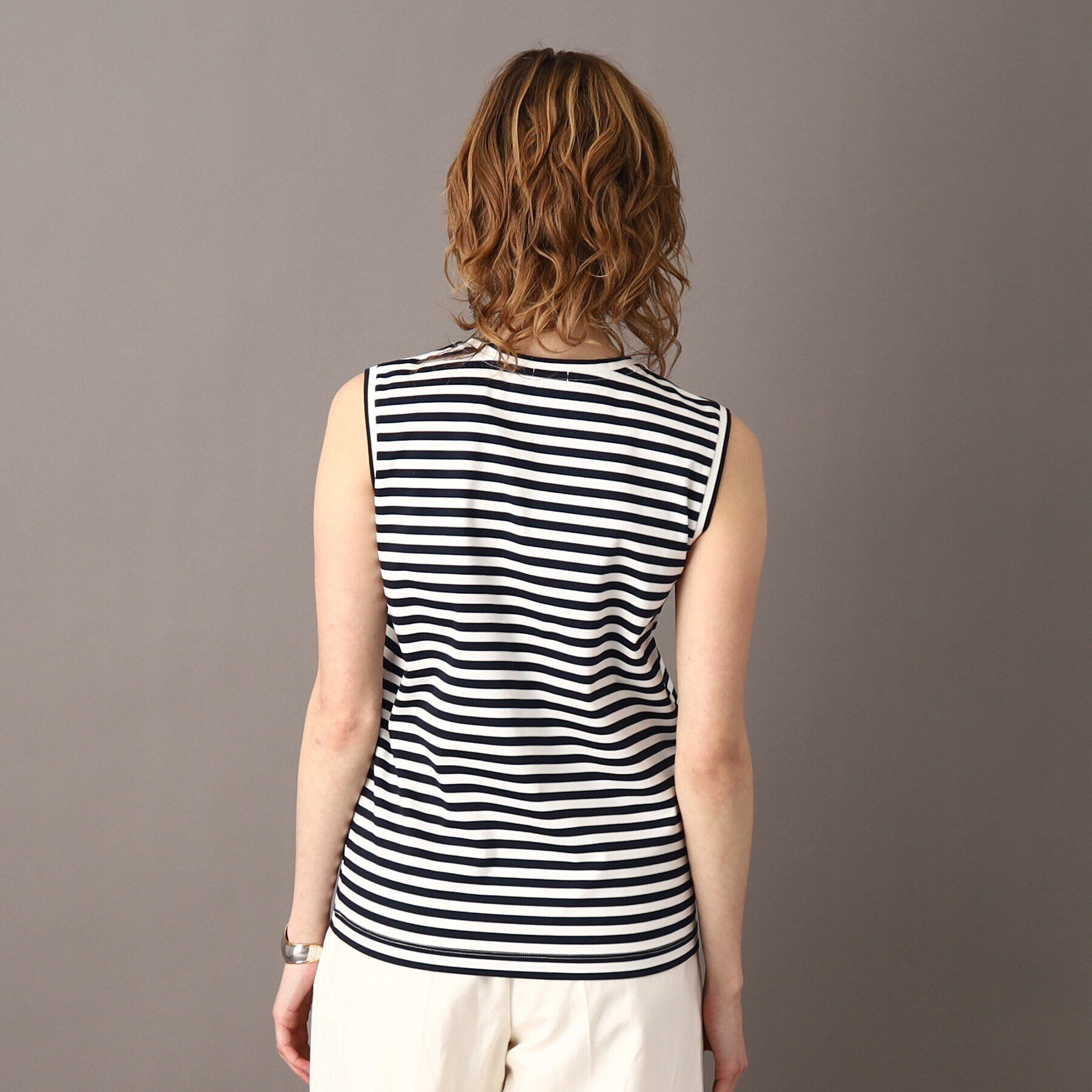 DRESSTERIOR「アイスクリアコットンノースリーブ」|Tシャツ・カットソー|