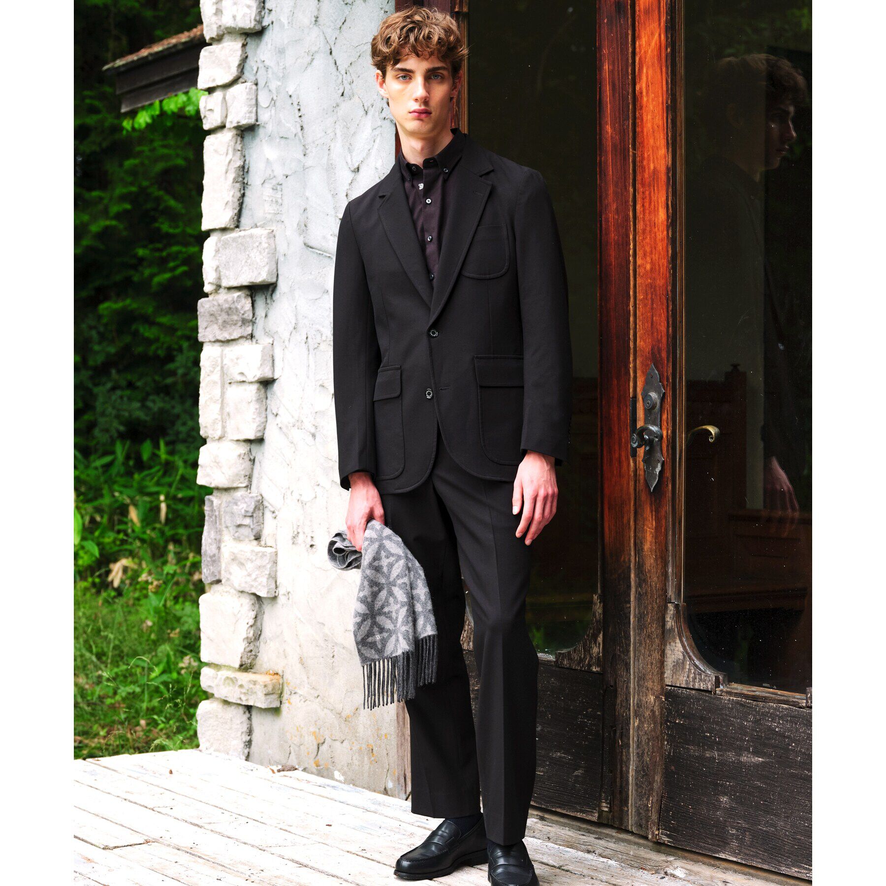 DRESSTERIOR「【セットアップ可】ストレッチリラクシング スリーパッチジャケット」|テーラードジャケット|