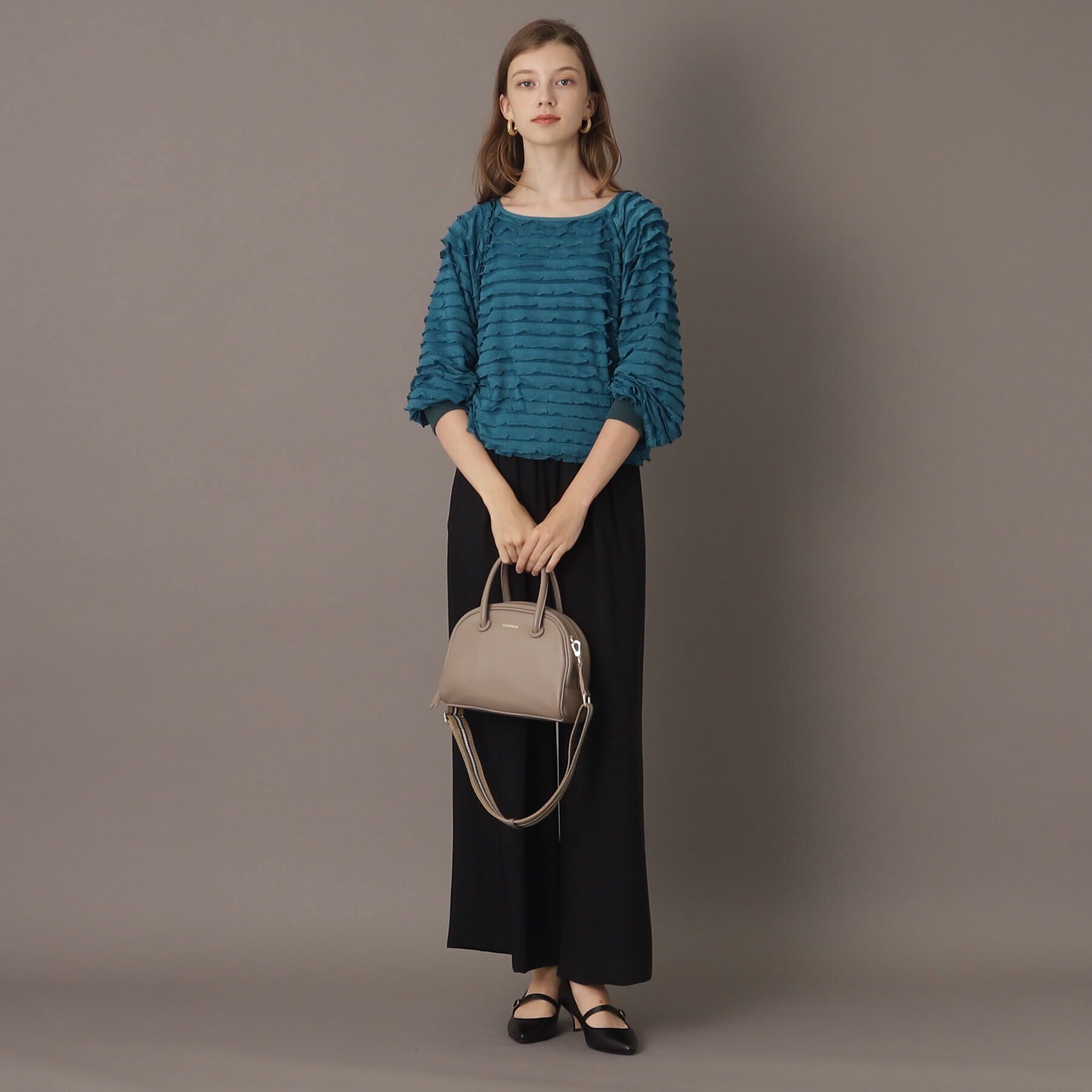 DRESSTERIOR「フリルジャージープルオーバー」|Tシャツ・カットソー|