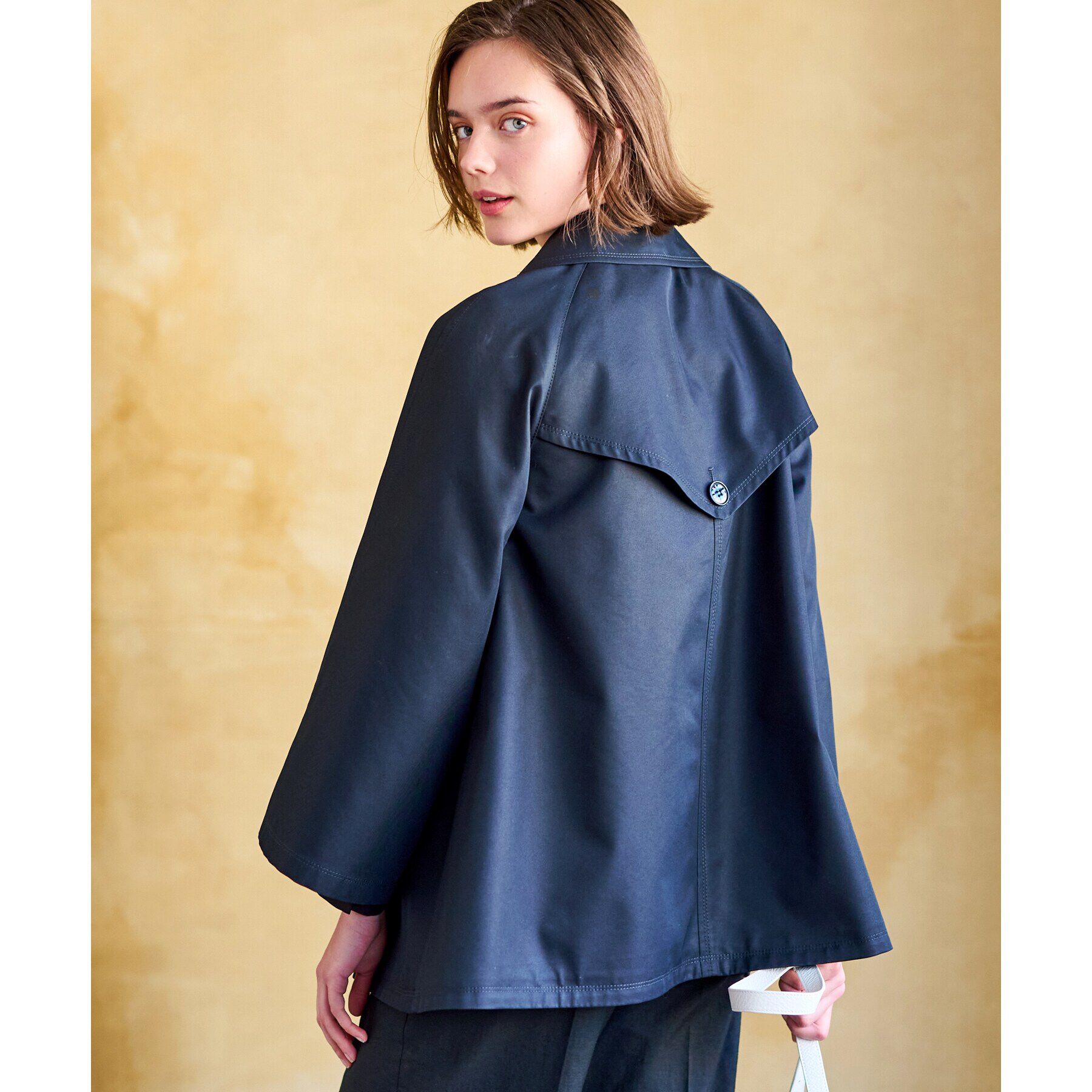 DRESSTERIOR「【撥水加工】Aラインショートトレンチジャケット」|トレンチコート|