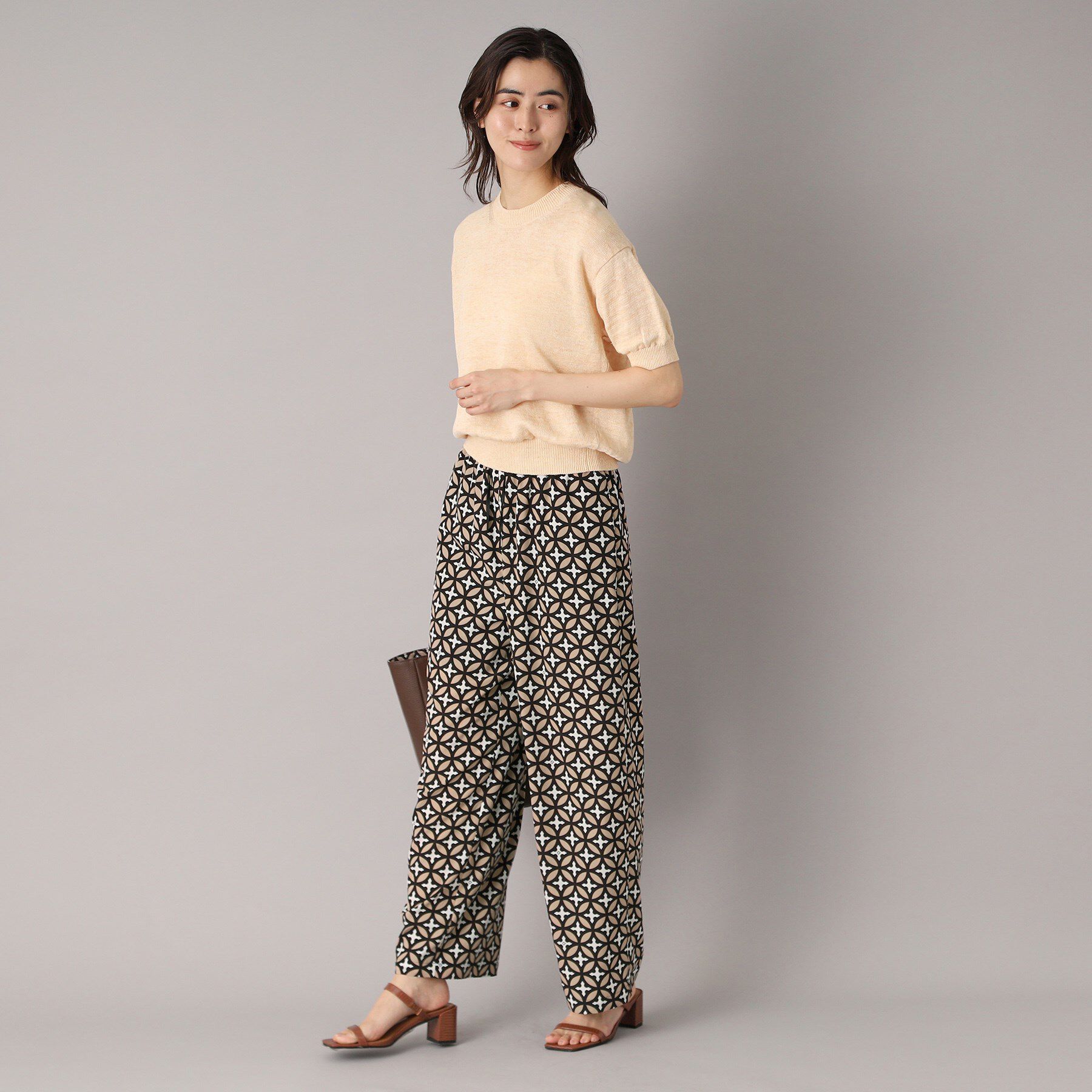 DRESSTERIOR「【ウエストゴム/オリジナル柄】オーバーラップサークルイージーパンツ」|その他|