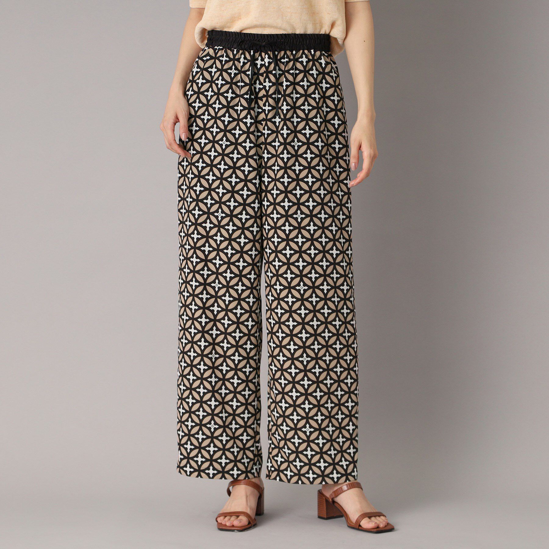 DRESSTERIOR「【ウエストゴム/オリジナル柄】オーバーラップサークルイージーパンツ」|その他|