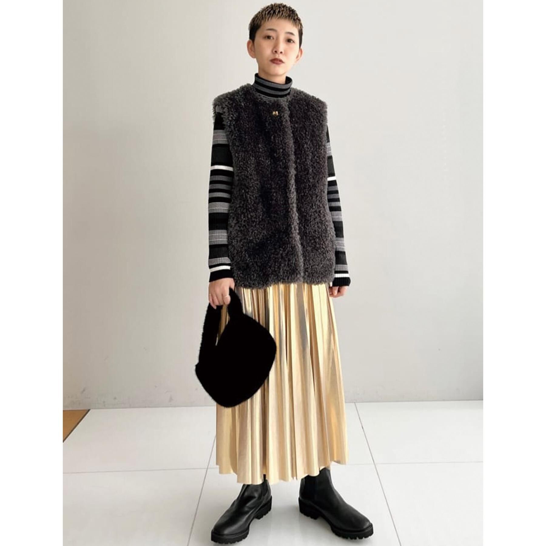 DRESSTERIOR「【otonaMUSE 11月号掲載】エコファージレ」|ノーカラーコート|