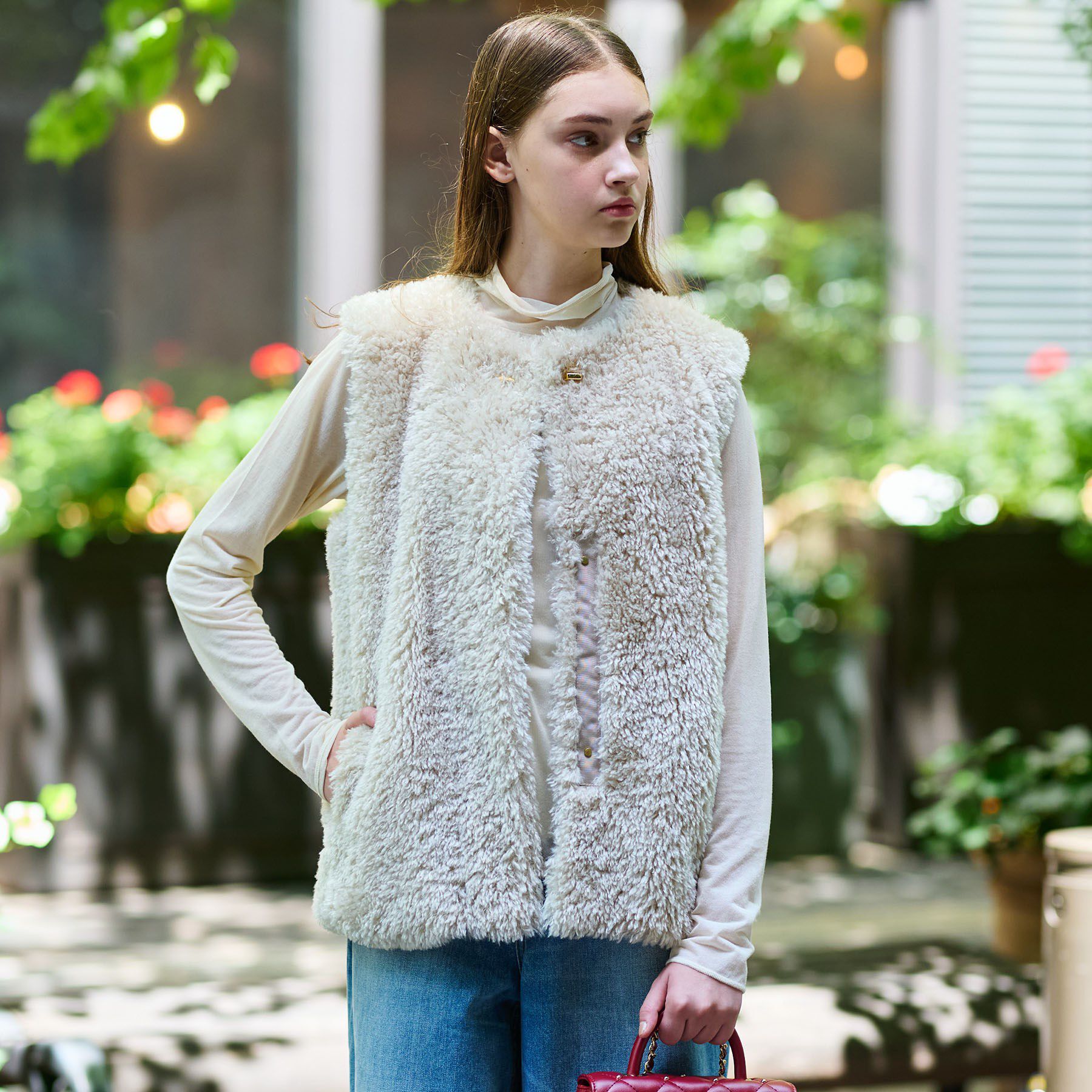 DRESSTERIOR「【otonaMUSE 11月号掲載】エコファージレ」|ノーカラーコート|