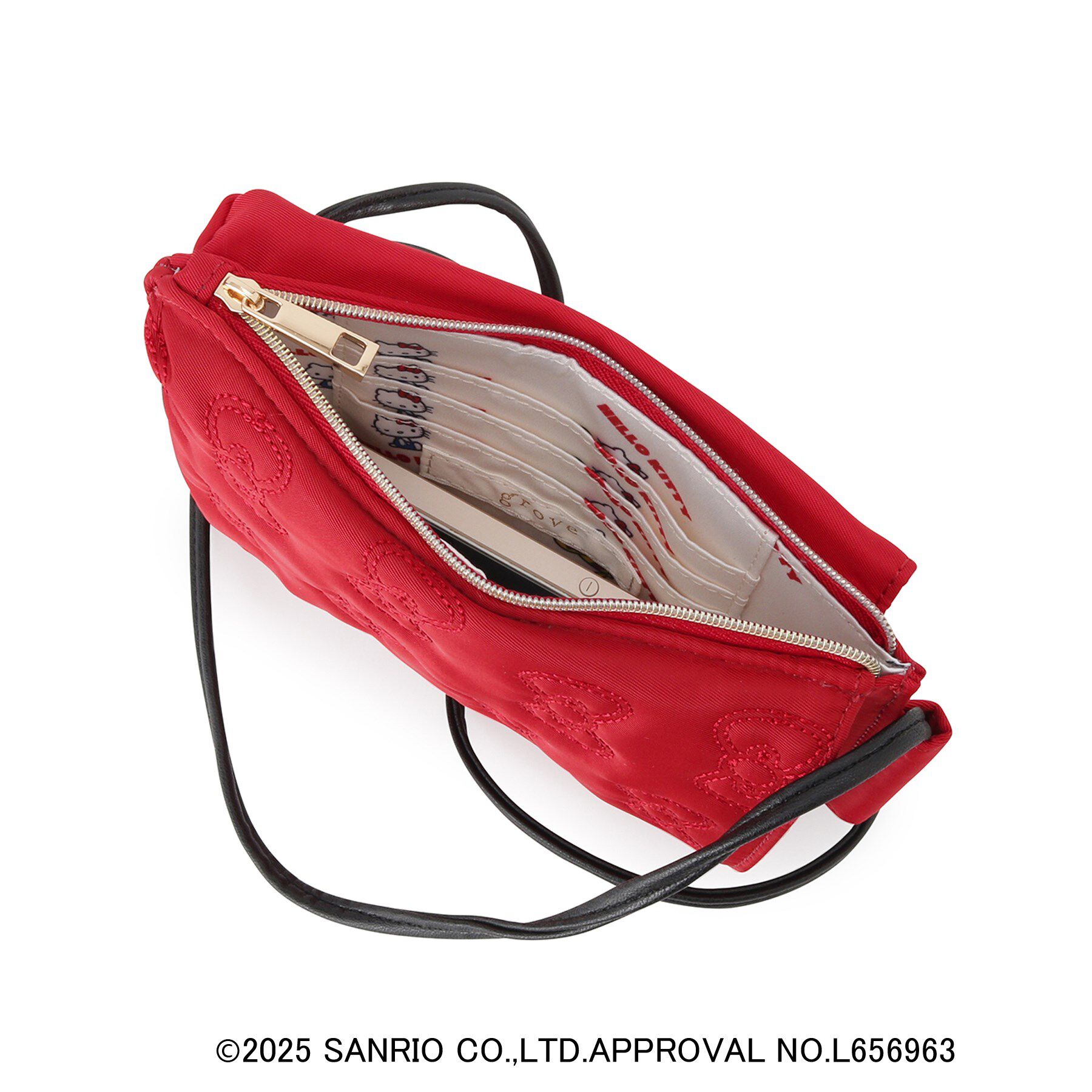 grove「【ハローキティ】リボンキルトマルチショルダー」|ショルダー・メッセンジャー|