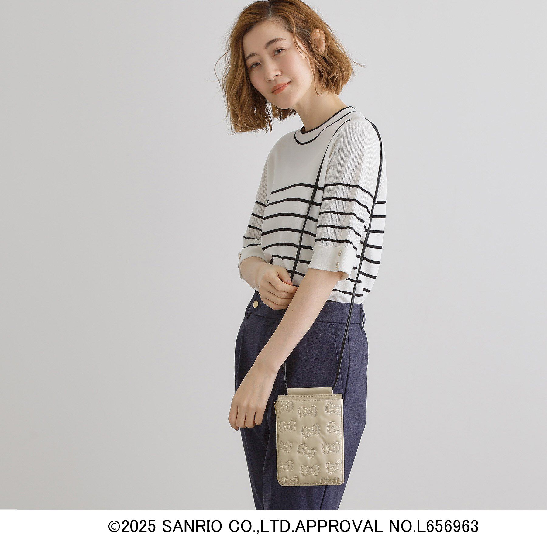 grove「【ハローキティ】リボンキルトマルチショルダー」|ショルダー・メッセンジャー|