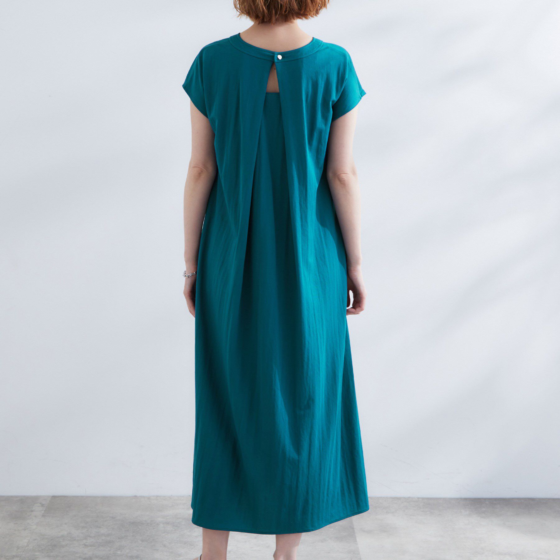 grove「【冷感・UV】モクロディフレンチスリーブワンピース」|ワンピース|