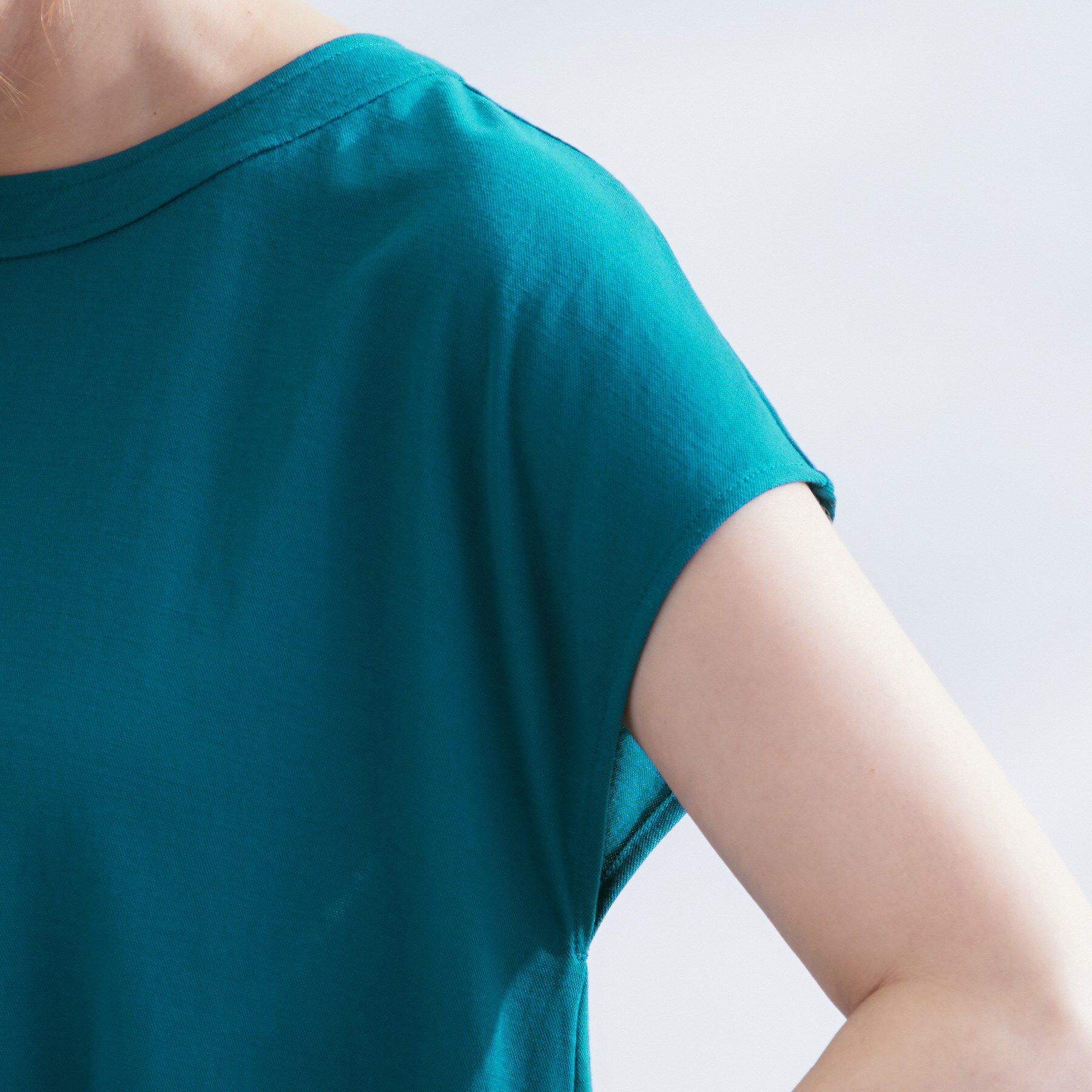 grove「【冷感・UV】モクロディフレンチスリーブワンピース」|ワンピース|