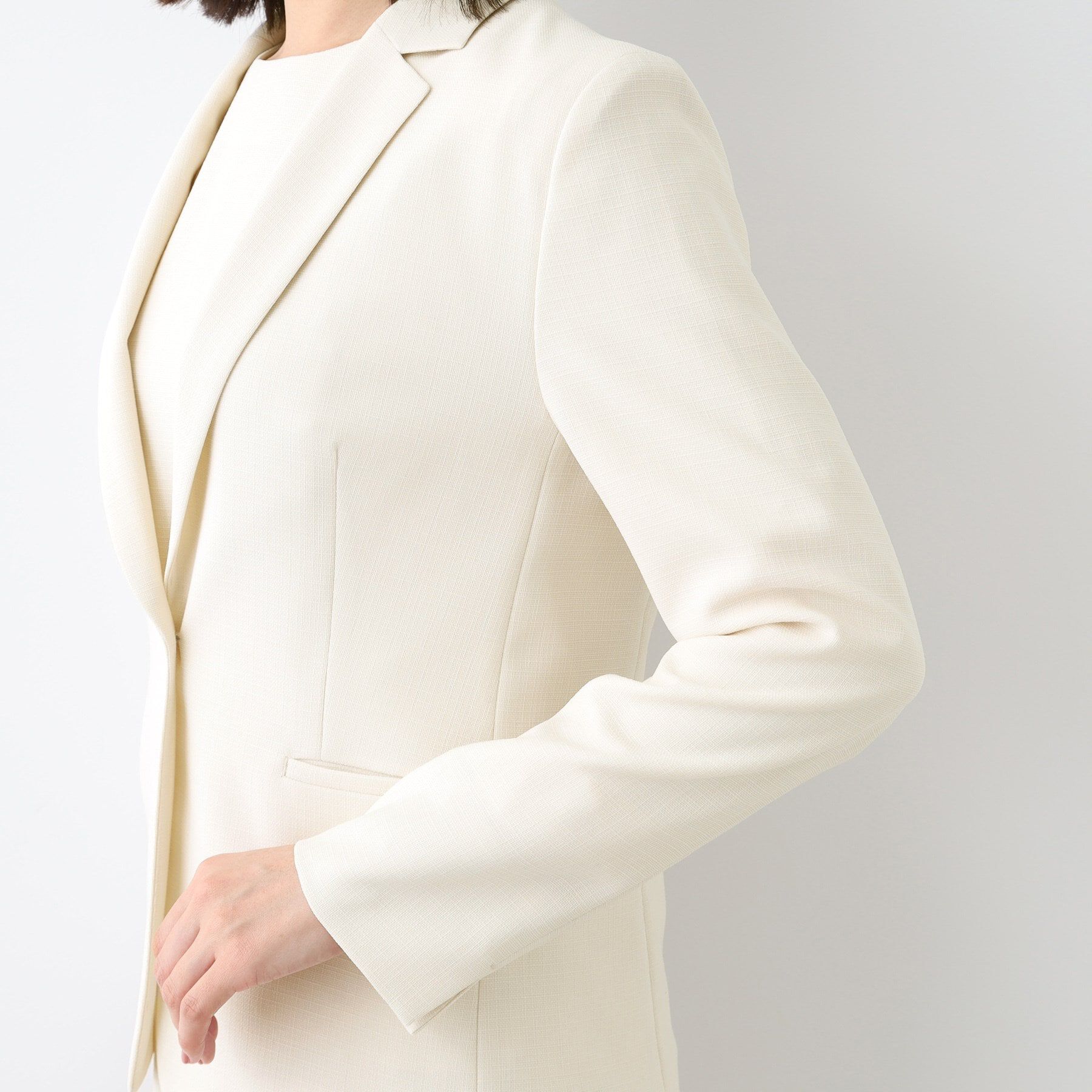 INDIVI「【洗える／スーツ】テーラードカラージャケット」|スーツ|