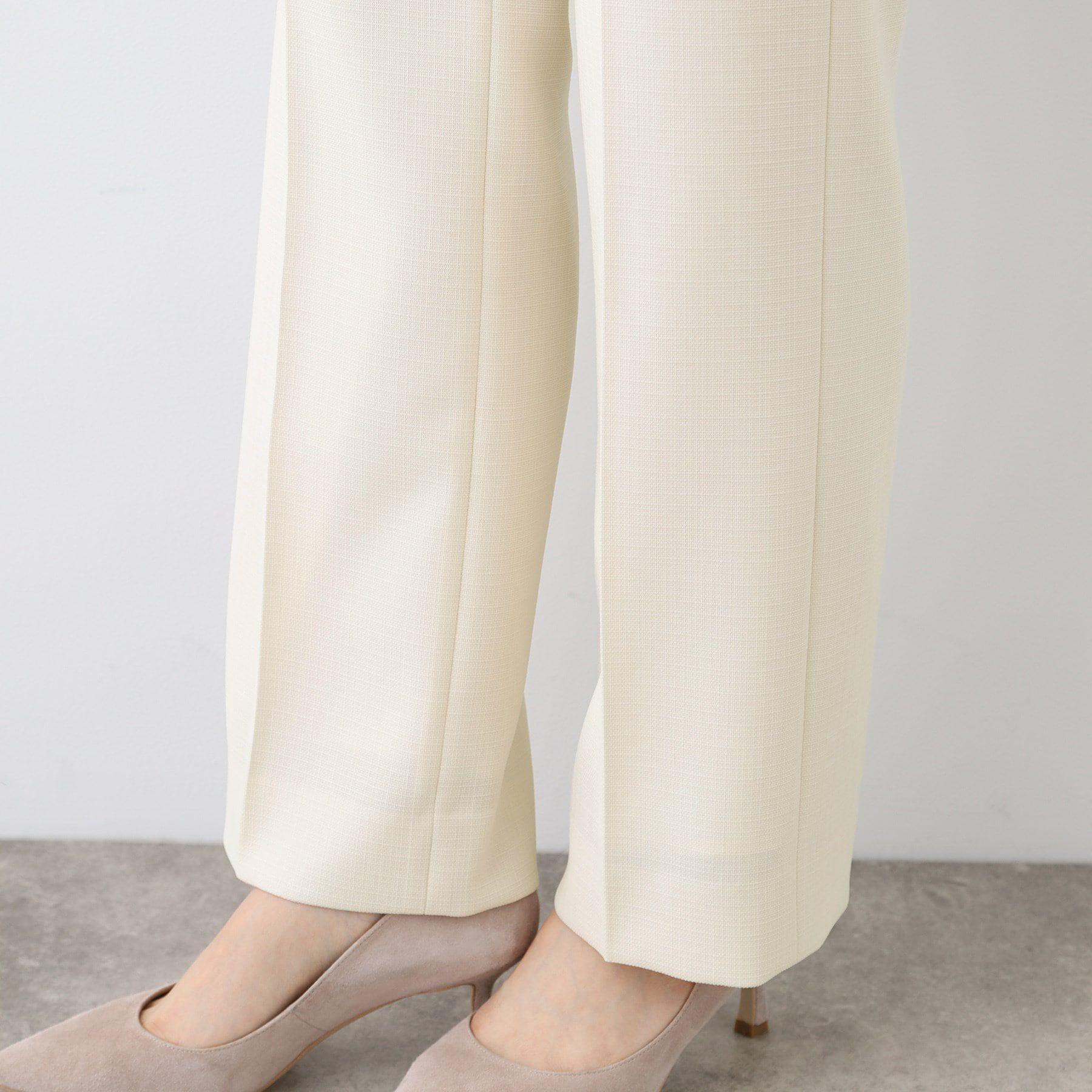 INDIVI「【洗える／スーツ】ストレートラインパンツ」|スーツ|