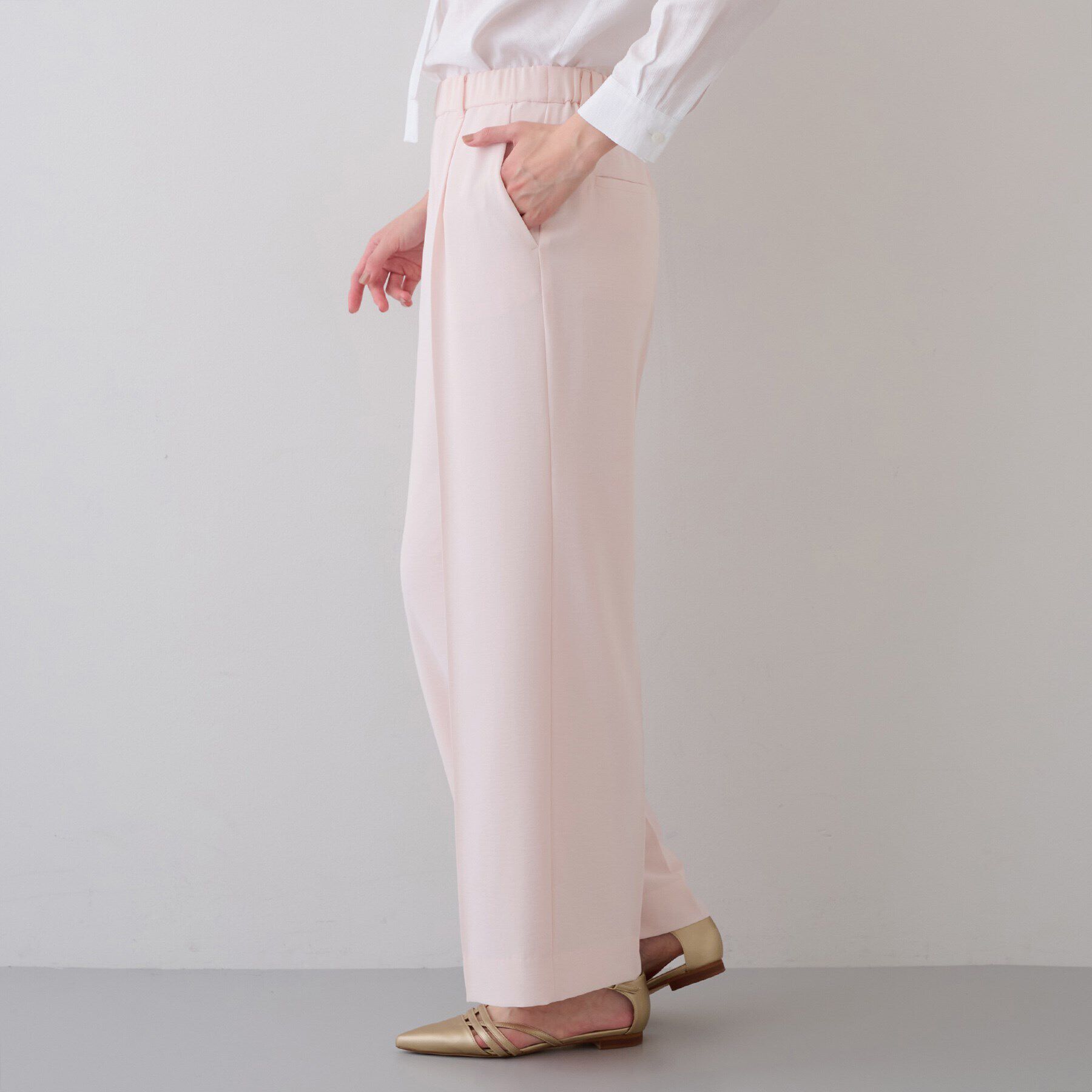 INDIVI「【着る日傘/遮熱/UVケア】ワイドパンツ」|スーツ|