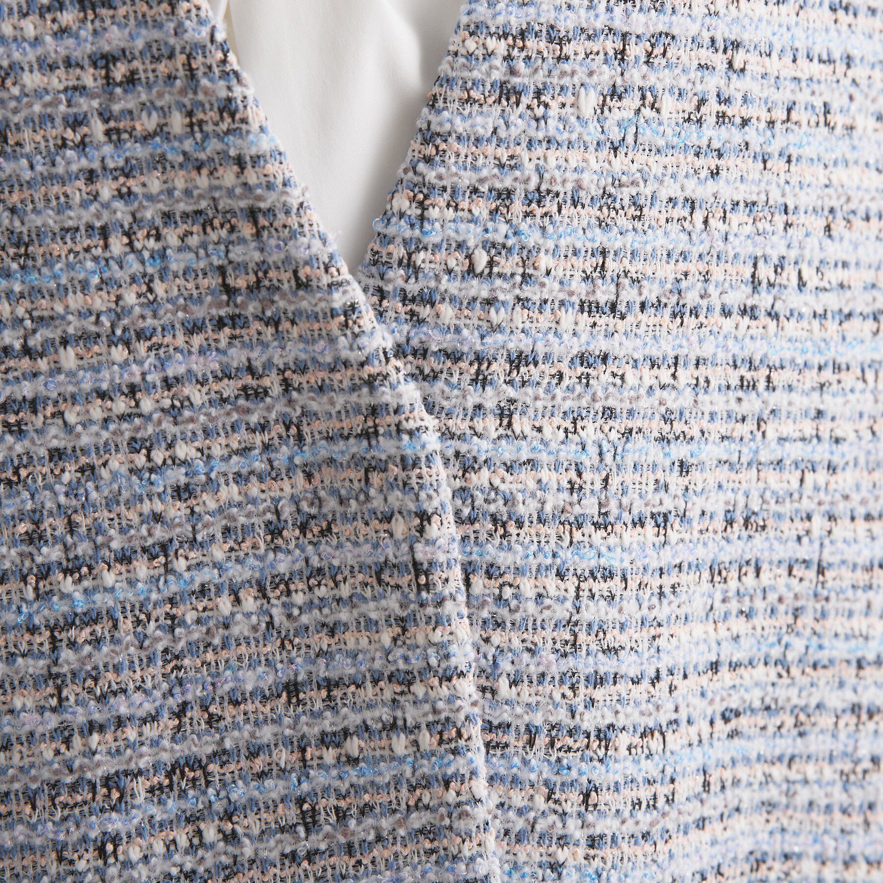 INDIVI「【2点セット／洗える／セレモニー】ツイードジレ＆ボウタイブラウス」|その他|