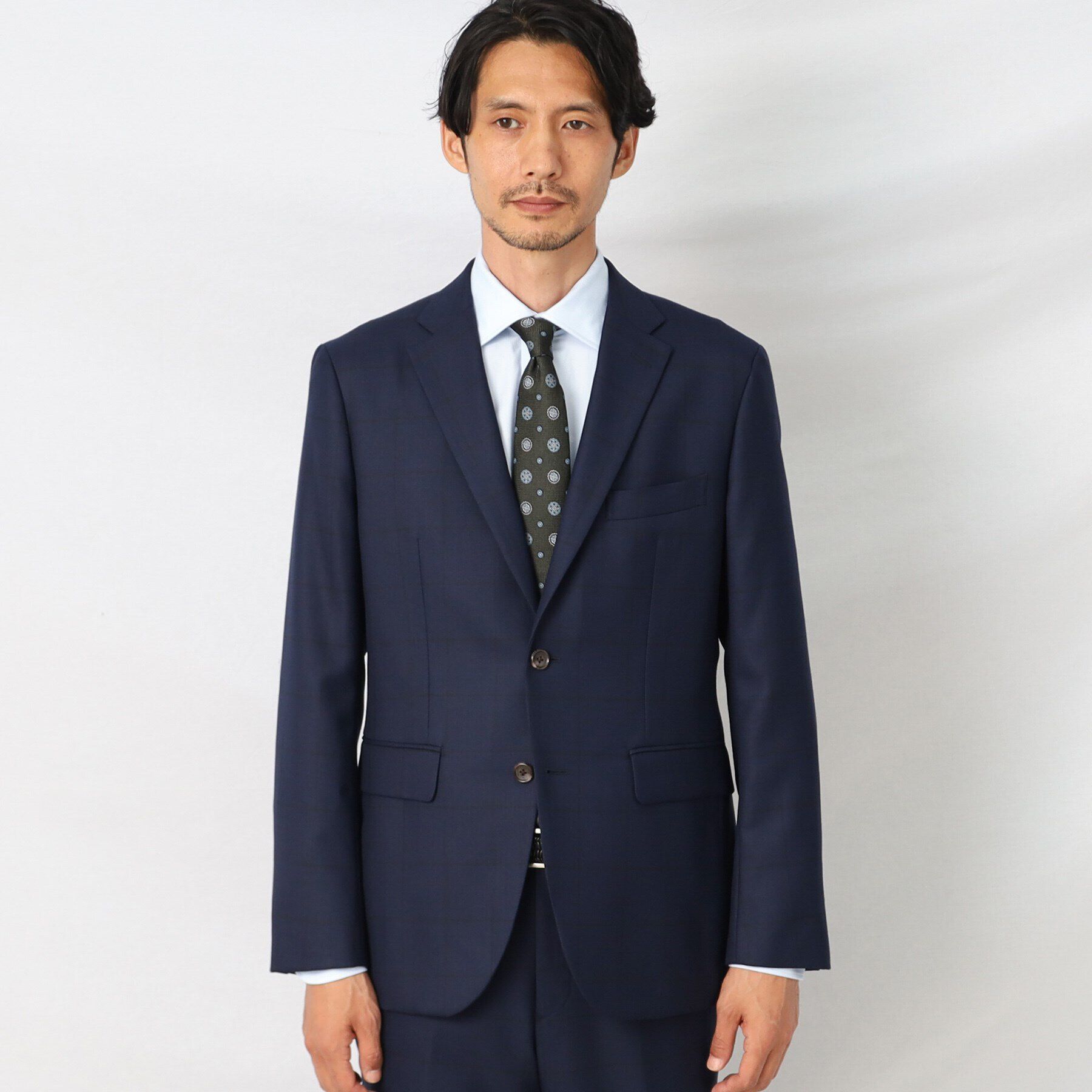 TAKEO KIKUCHI「シャイニー ウインドウペン ジャケット」|テーラードジャケット|