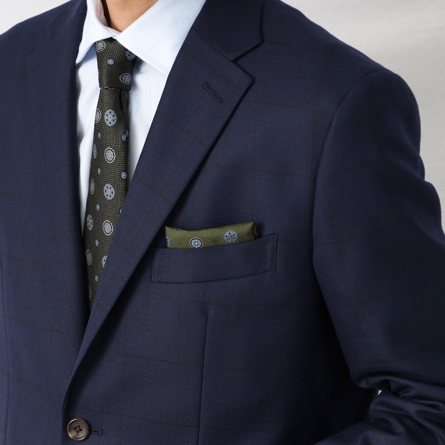 TAKEO KIKUCHI「シャイニー ウインドウペン ジャケット」|テーラードジャケット|