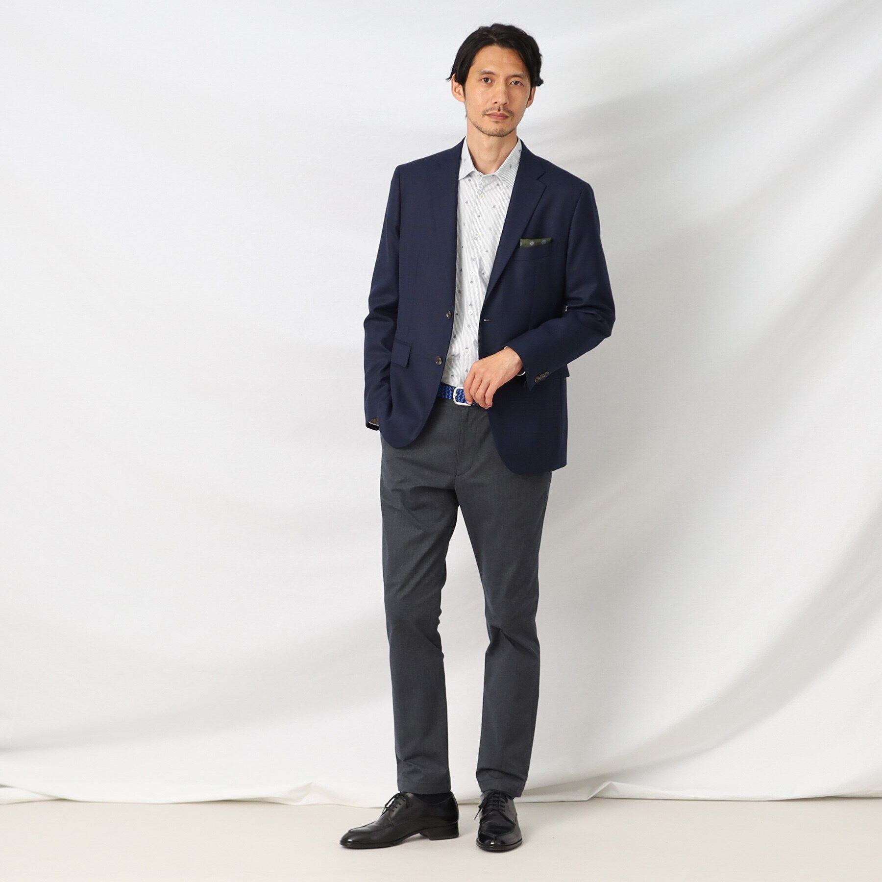 TAKEO KIKUCHI「シャイニー ウインドウペン ジャケット」|テーラードジャケット|