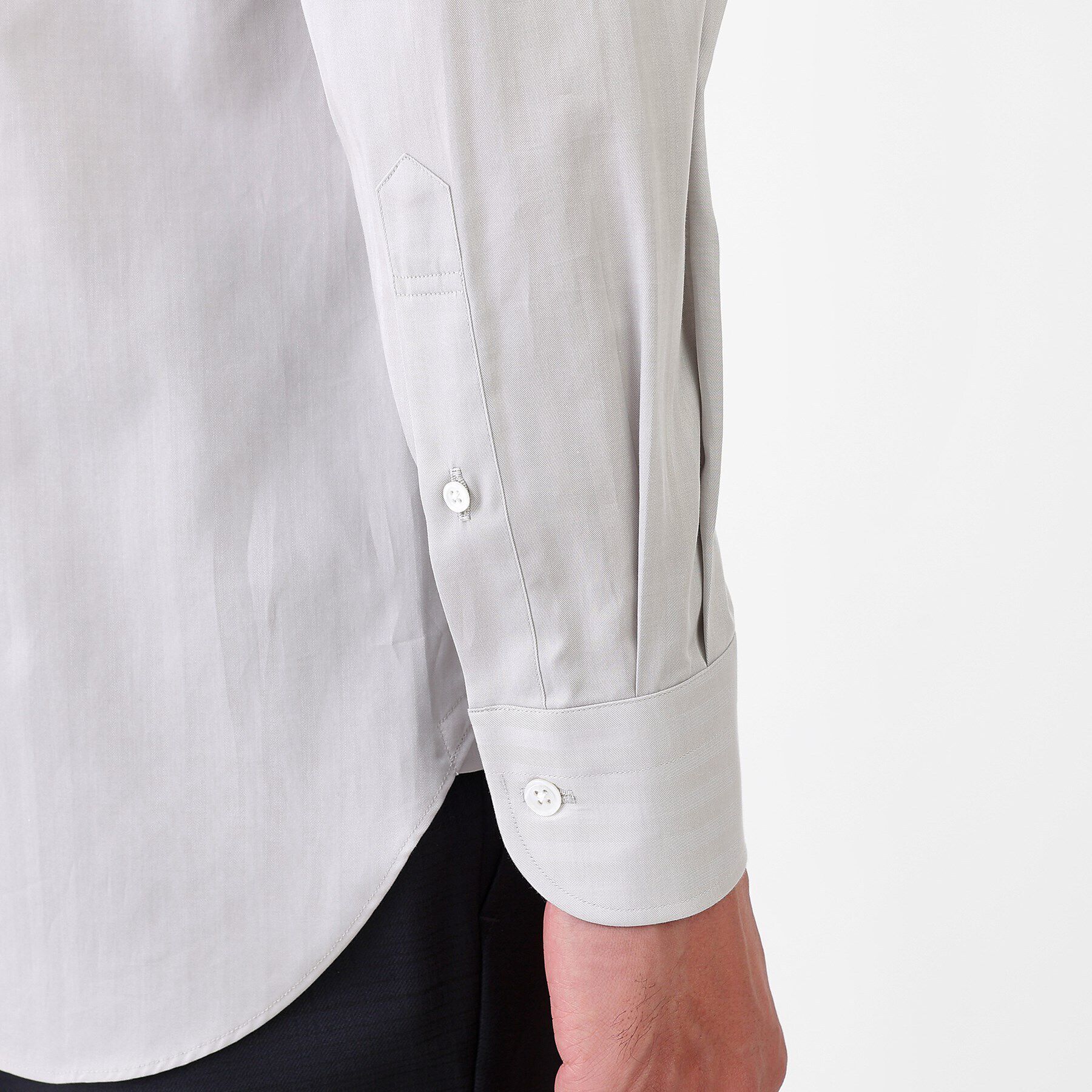 TAKEO KIKUCHI「【Made in JAPAN】ブライト ヘリンボン ドレスシャツ」|シャツ・ブラウス|