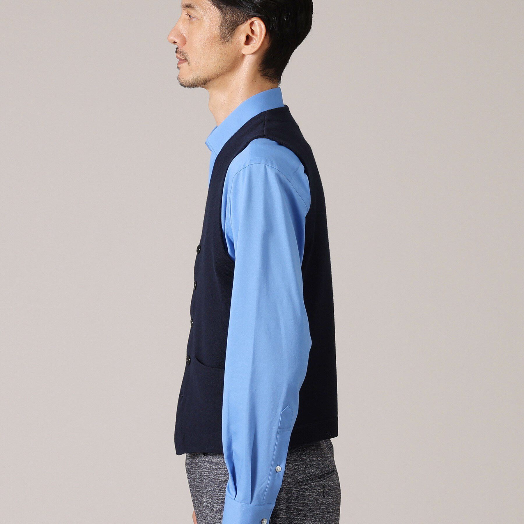 TAKEO KIKUCHI「【アンチピリング】ニット ジレ」|ニット・セーター|