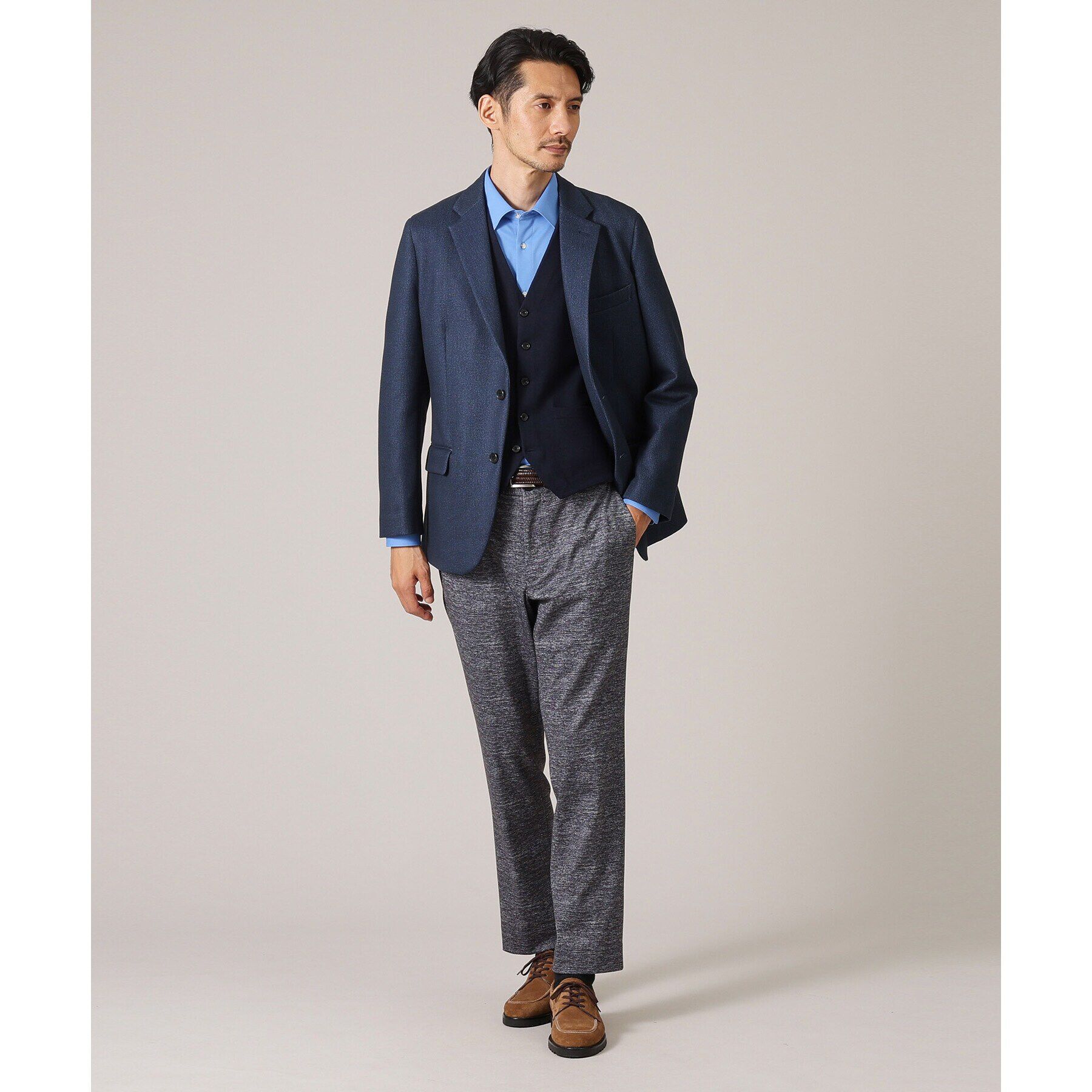 TAKEO KIKUCHI「【アンチピリング】ニット ジレ」|ニット・セーター|