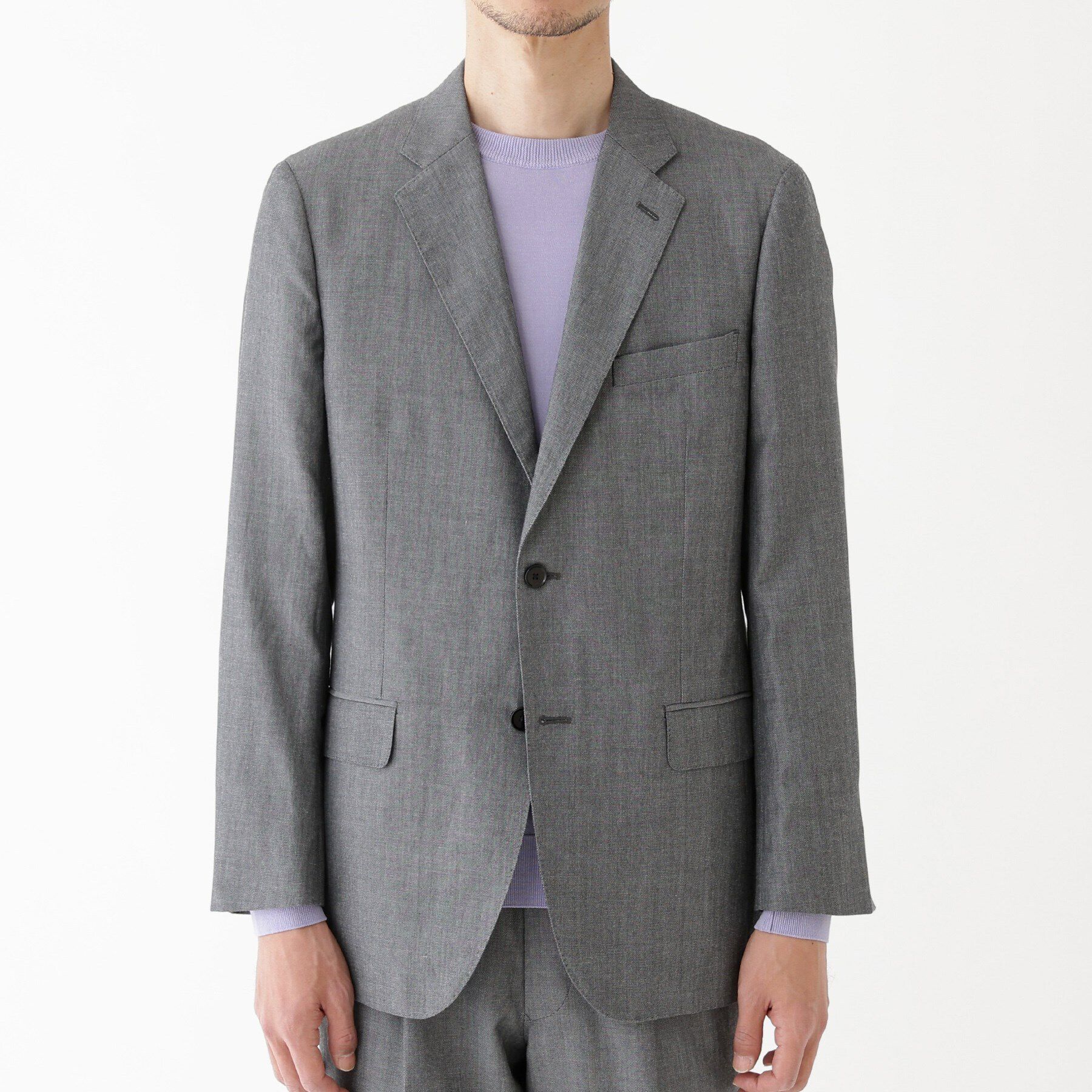 TAKEO KIKUCHI「【THE FLAGSHIP】シャンブレーツイル ジャケット」|スーツ|