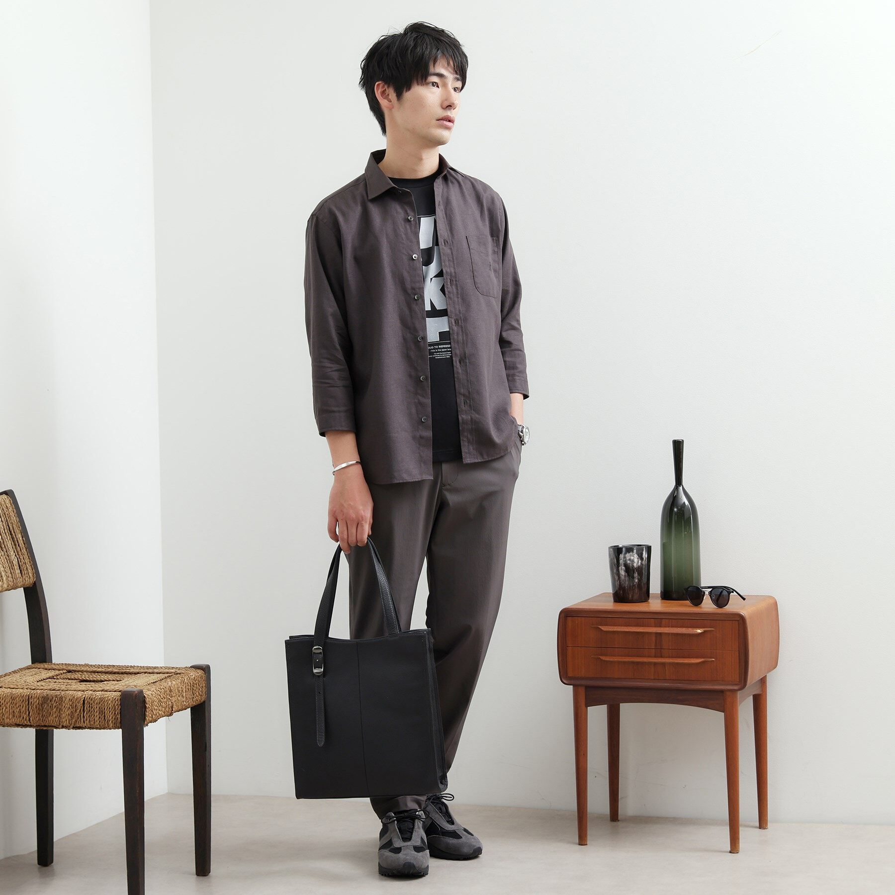 TAKEO KIKUCHI「【TOFF&LOADSTONE】スリム スプルトート」|トートバッグ|